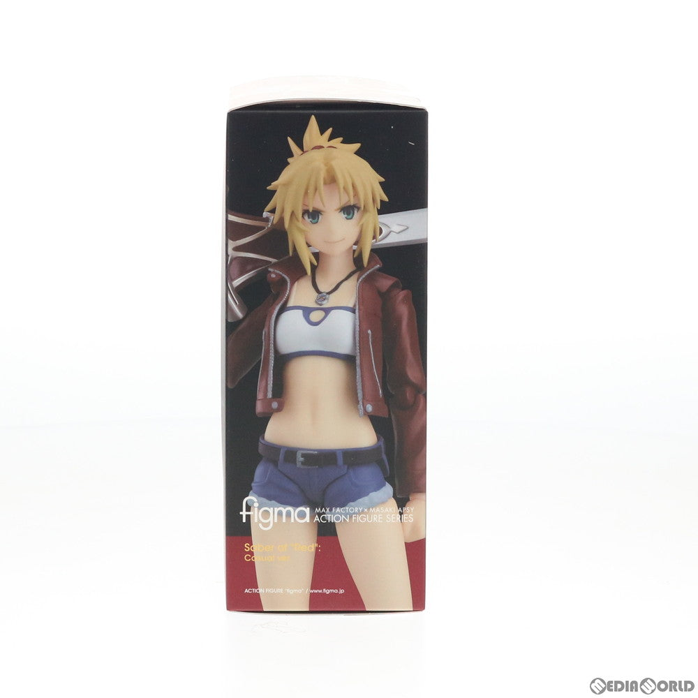 【中古即納】[FIG] figma(フィグマ) 474 赤のセイバー 私服ver. Fate/Apocrypha(フェイト/アポクリファ) 完成品 可動フィギュア マックスファクトリー(20201017)