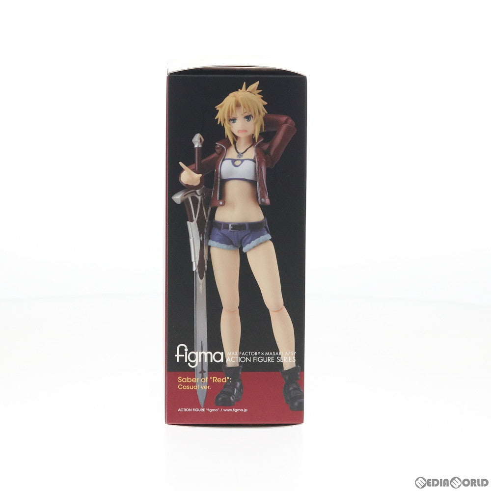 【中古即納】[FIG] figma(フィグマ) 474 赤のセイバー 私服ver. Fate/Apocrypha(フェイト/アポクリファ) 完成品 可動フィギュア マックスファクトリー(20201017)
