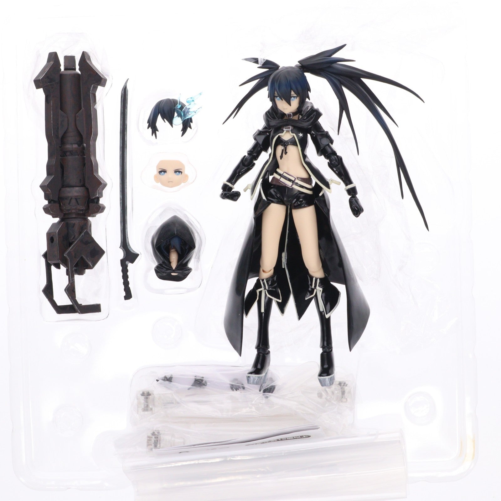 【中古即納】[FIG] figma(フィグマ) 140 ブラック★ロックシューター TV ANIMATION ver. TV ANIMATION BLACK ROCK SHOOTER 完成品 可動フィギュア マックスファクトリー(20120810)