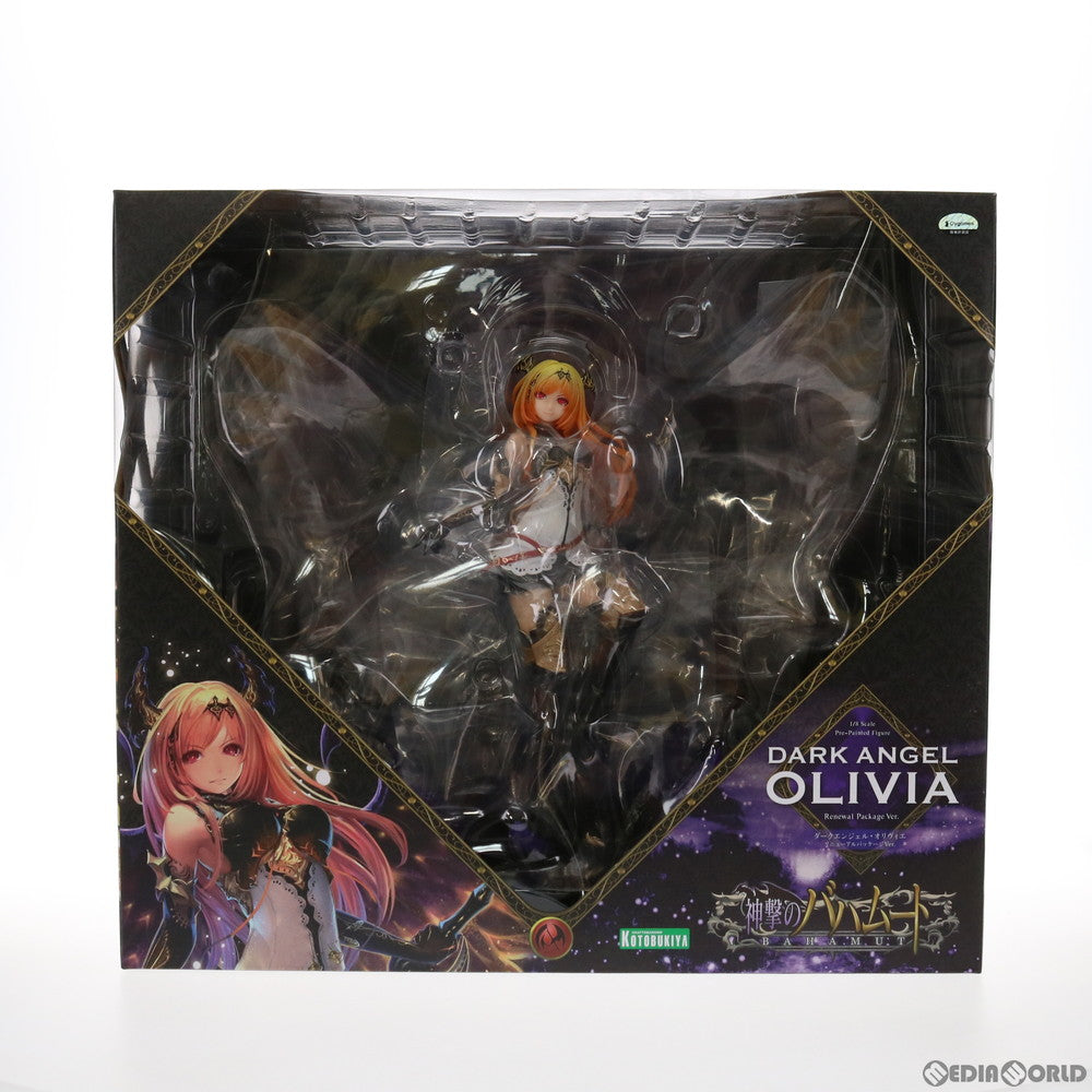 【中古即納】[FIG] ダークエンジェル・オリヴィエ リニューアルパッケージver. 神撃のバハムート 1/8 完成品 フィギュア(PP970) コトブキヤ(20211217)