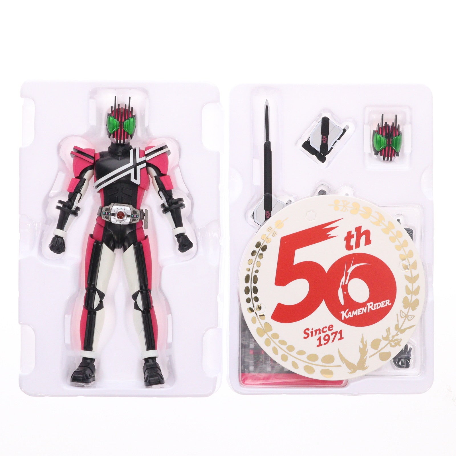 【中古即納】[FIG] S.H.Figuarts(フィギュアーツ) 真骨彫製法 仮面ライダーディケイド 50th Anniversary Ver. 完成品 可動フィギュア バンダイスピリッツ(20220528)