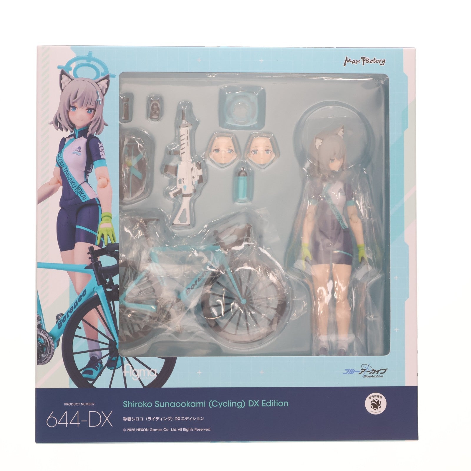 【中古即納】[FIG] グッドスマイルカンパニー公式ショップ特典付属 figma(フィグマ) 644-DX 砂狼シロコ(ライディング)(すなおおかみしろこ) DXエディション ブルーアーカイブ -Blue Archive- 完成品 可動フィギュア GOODSMILE ONLINE SHOP&オンラインショップ限定 マックスファクトリー(20250930)