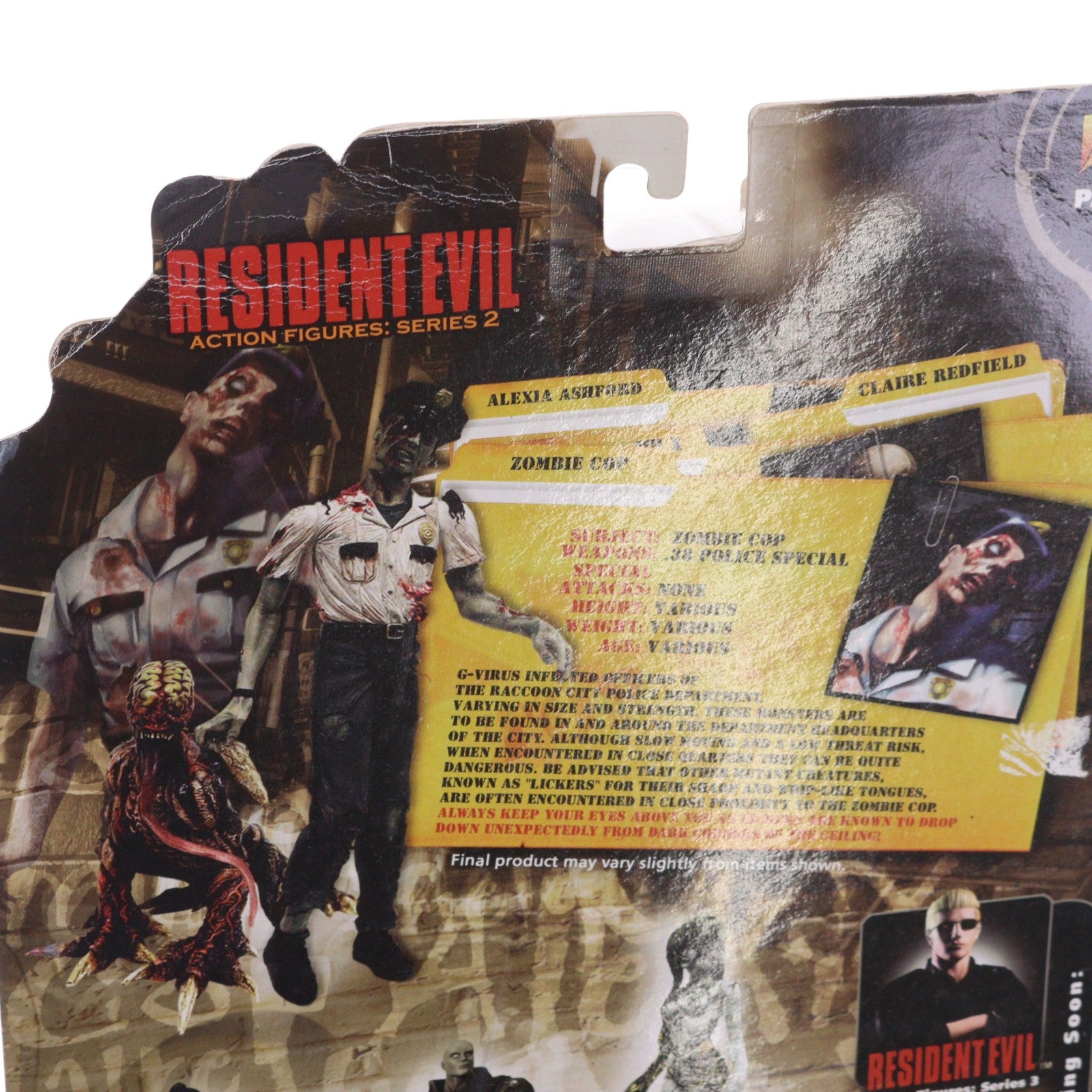 【中古即納】[FIG] Zombie Cop with Licker(ゾンビ警官 with リッカー) Resident Evil 2(バイオハザード2) アクションフィギュア シリーズ2 完成品 PALISADES TOYS(パリセイズトイズ)(20011231)