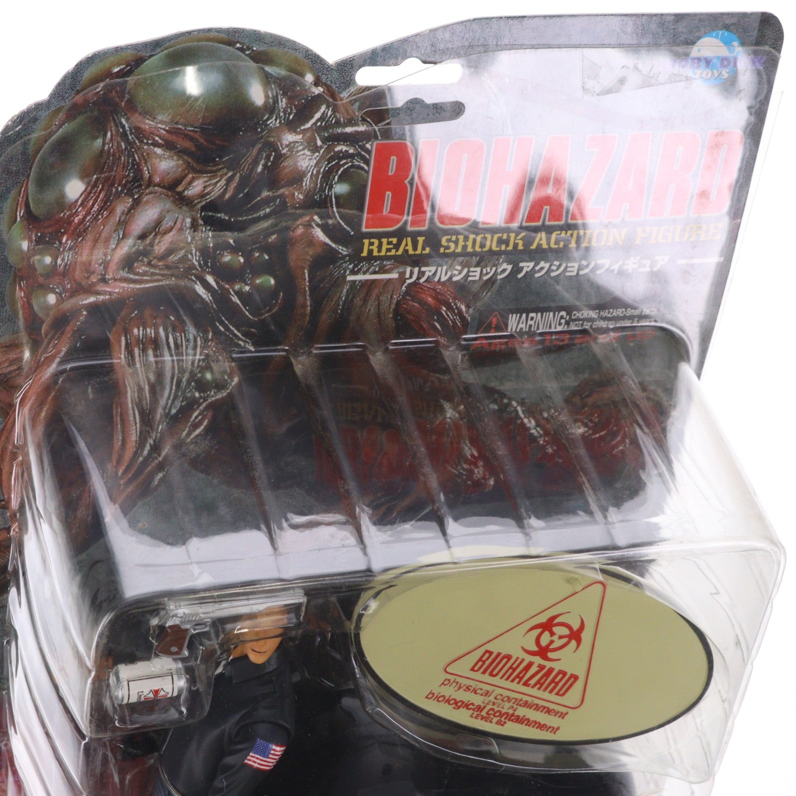 【中古即納】[FIG] リアルショックアクションフィギュア シリーズNo.13 レオン・S・ケネディ(レザージャケットVer.) バイオハザード 完成品 アクションフィギュア(MDF-022) モビーディック(20020227)