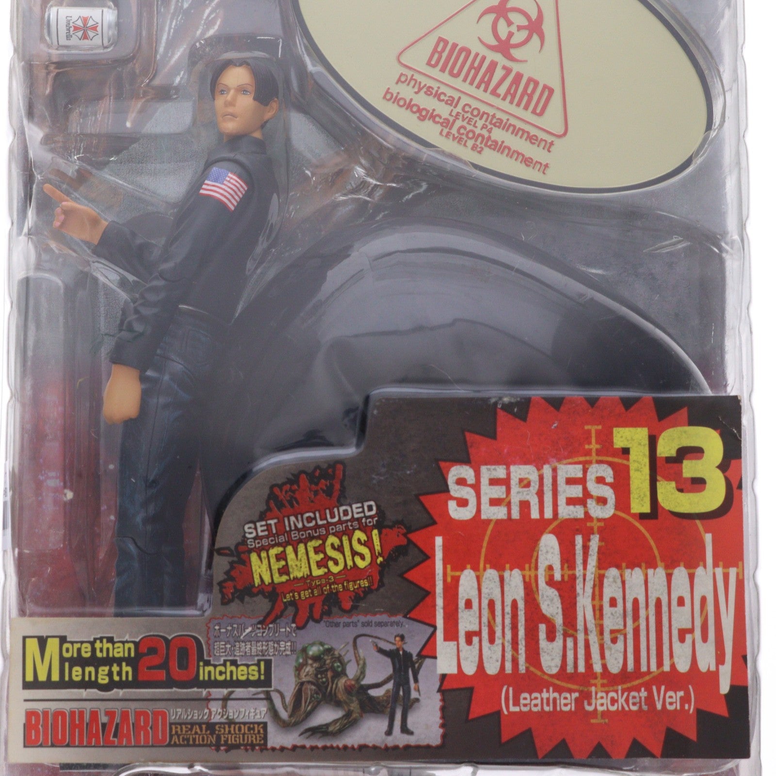 【中古即納】[FIG] リアルショックアクションフィギュア シリーズNo.13 レオン・S・ケネディ(レザージャケットVer.) バイオハザード 完成品 アクションフィギュア(MDF-022) モビーディック(20020227)