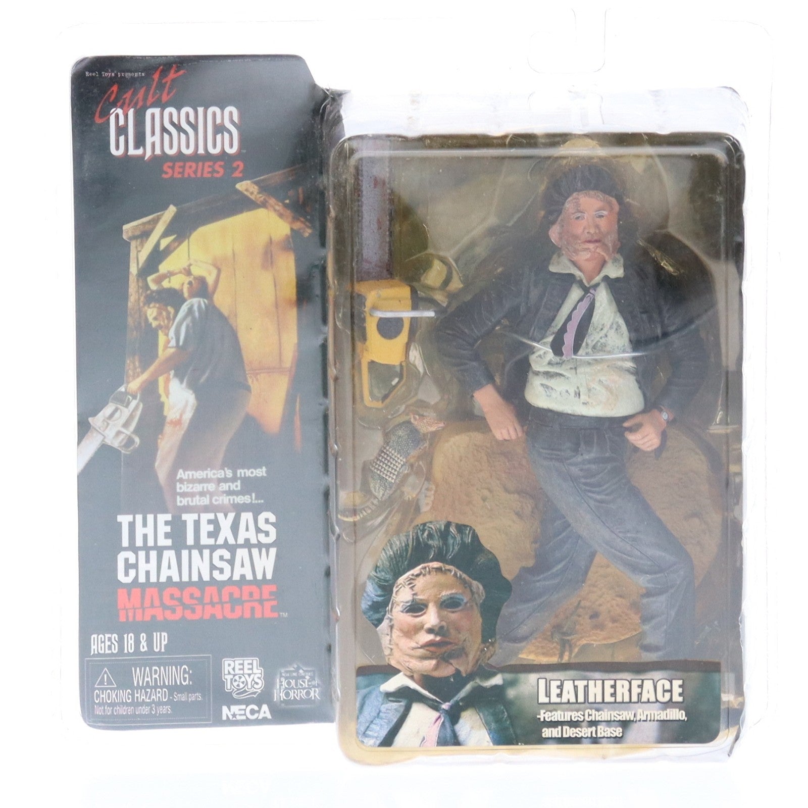 【中古即納】[FIG] カルト・クラシックスシリーズ第2弾 LEATHERFACE(レザーフェイス) 悪魔のいけにえ 完成品 アクションフィギュア ネカ(20051231)