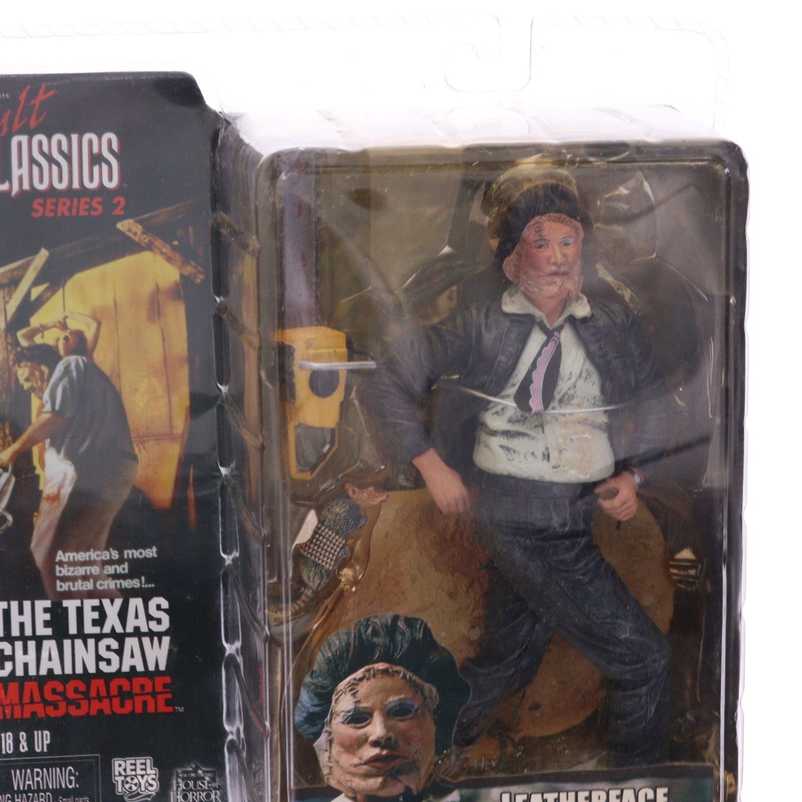 【中古即納】[FIG] カルト・クラシックスシリーズ第2弾 LEATHERFACE(レザーフェイス) 悪魔のいけにえ 完成品 アクションフィギュア ネカ(20051231)