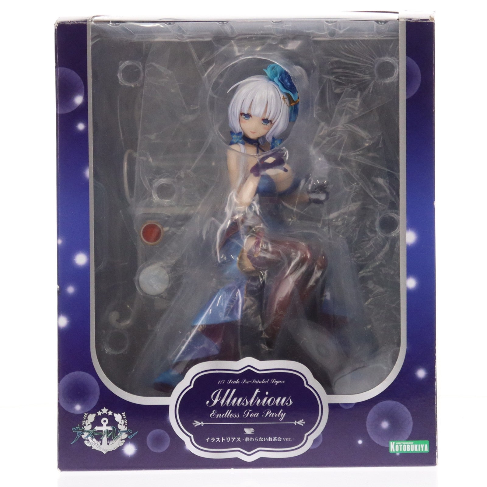 【中古即納】[FIG] コトブキヤショップ限定 イラストリアス(終わらないお茶会ver.) アズールレーン 1/7 完成品 フィギュア(PP792) コトブキヤ(20190630)