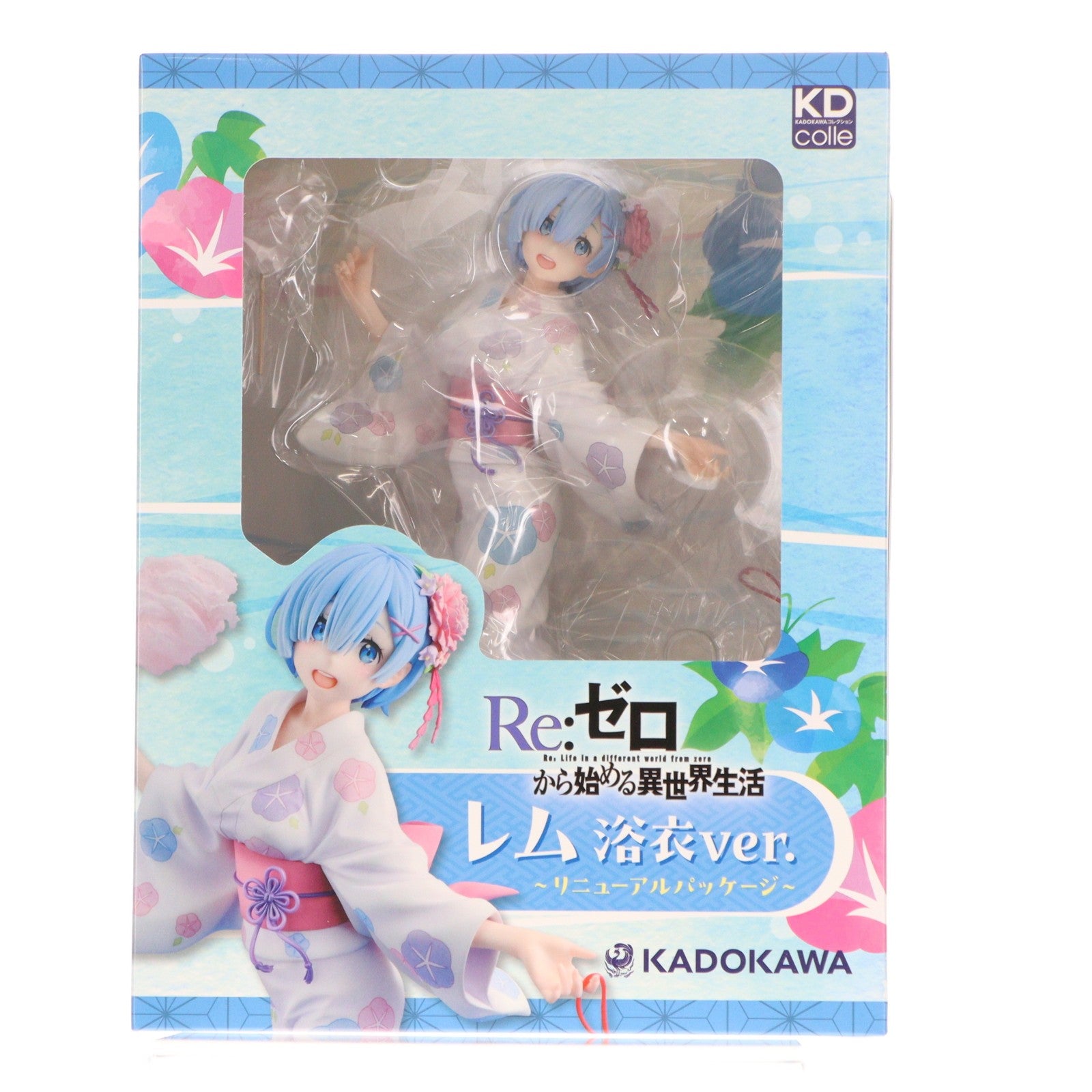 【中古即納】[FIG] KDcolle レム 浴衣Ver. 【リニューアルパッケージ】 Re:ゼロから始める異世界生活 1/7 完成品 フィギュア KADOKAWA(カドカワ)(20250630)
