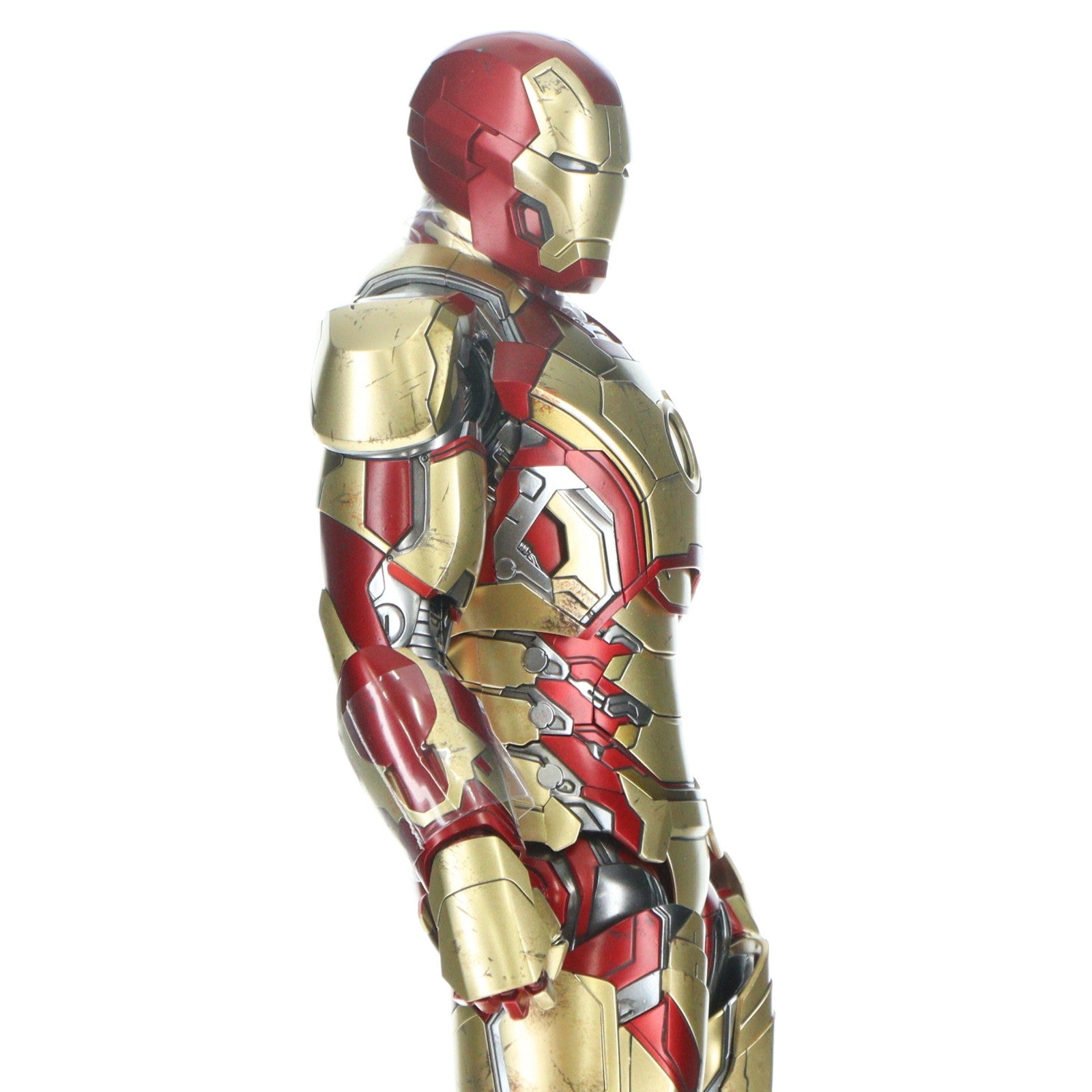 【中古即納】[FIG] ムービー・マスターピース DIECAST アイアンマン・マーク42(2.0版) アイアンマン3 1/6 完成品 可動フィギュア(MM#758D65) ホットトイズ(20251031)