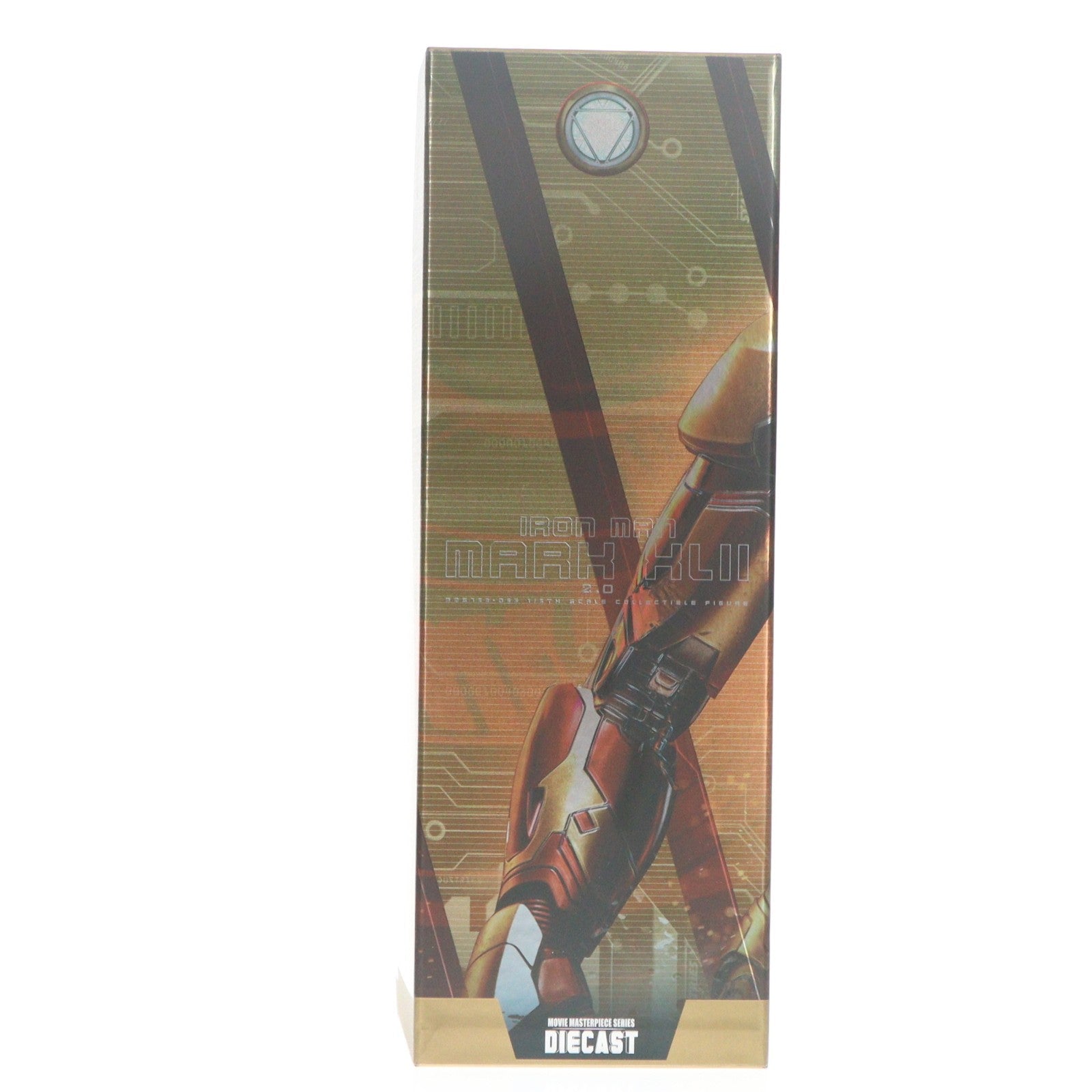 【中古即納】[FIG] ムービー・マスターピース DIECAST アイアンマン・マーク42(2.0版) アイアンマン3 1/6 完成品 可動フィギュア(MM#758D65) ホットトイズ(20251031)