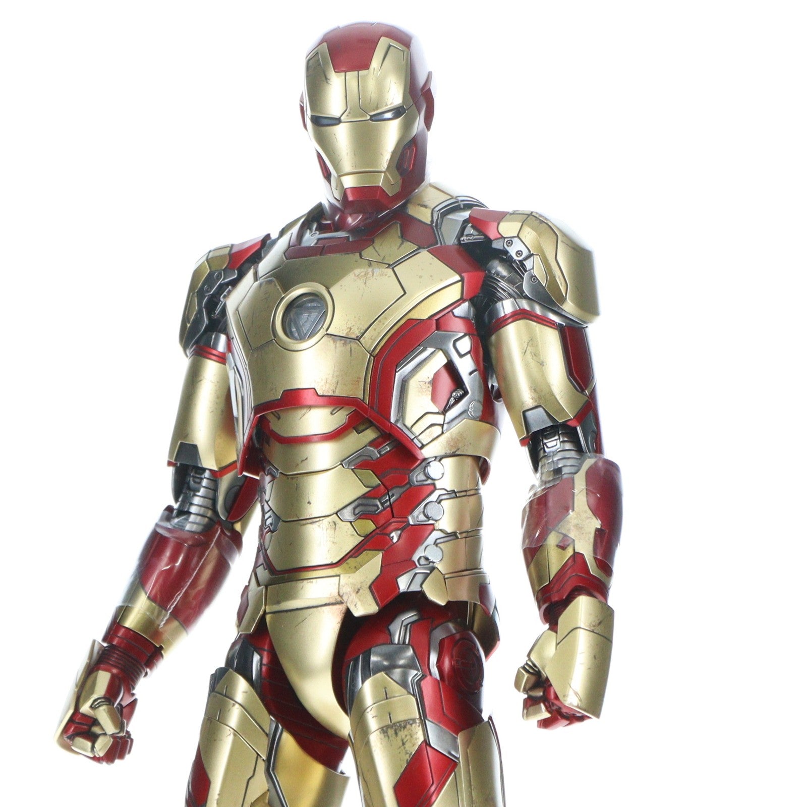 【中古即納】[FIG] ムービー・マスターピース DIECAST アイアンマン・マーク42(2.0版) アイアンマン3 1/6 完成品 可動フィギュア(MM#758D65) ホットトイズ(20251031)
