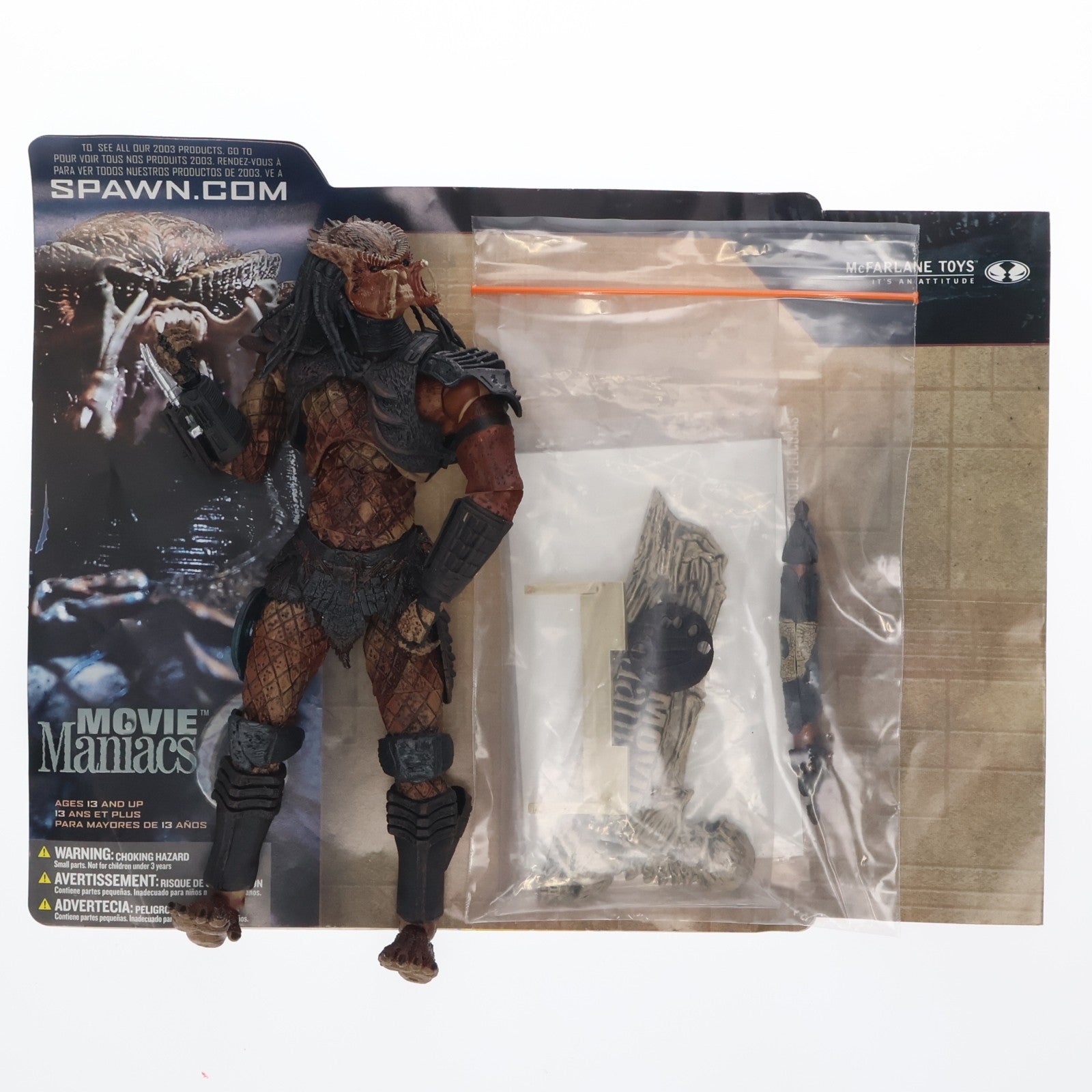 【中古即納】[FIG] ムービーマニアックス6 PREDATOR THE HUNTER(プレデター・ザ・ハンター) プレデター2 完成品 アクションフィギュア マクファーレン・トイズ(20031231)