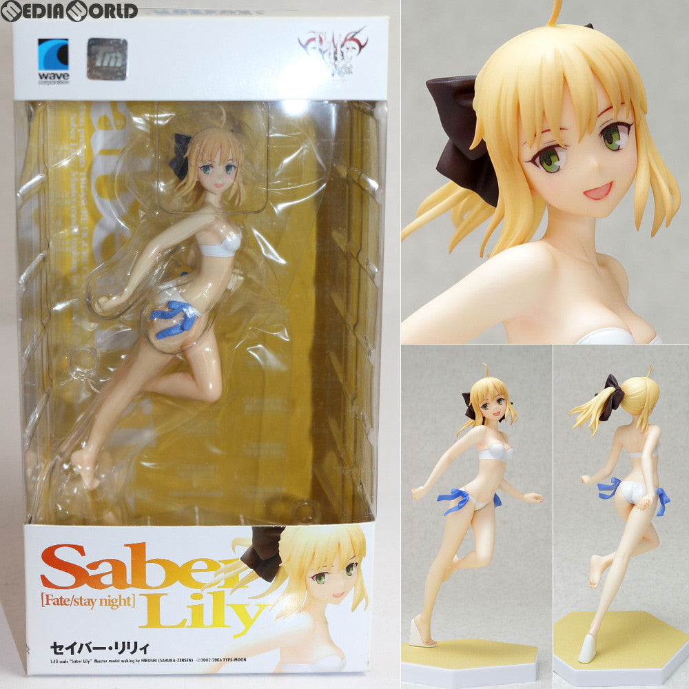 【中古即納】[FIG] BEACH QUEENS(ビーチクイーンズ) セイバー・リリィ Fate/stay night(フェイト/ステイナイト) 1/10 完成品 フィギュア(NF-208) ウェーブ(WAVE)(20121227)