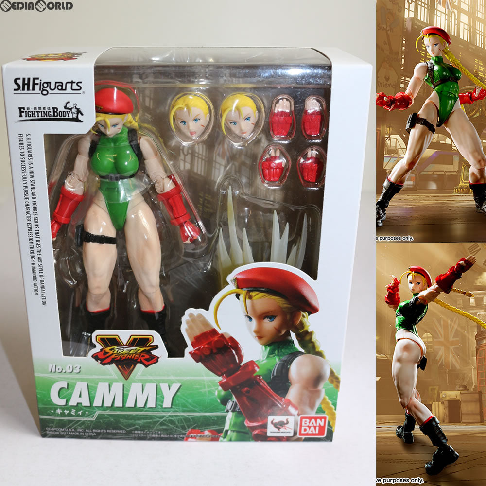 【中古即納】[FIG] S.H.Figuarts(フィギュアーツ) キャミィ ストリートファイターV 完成品 可動フィギュア バンダイ(20170825)
