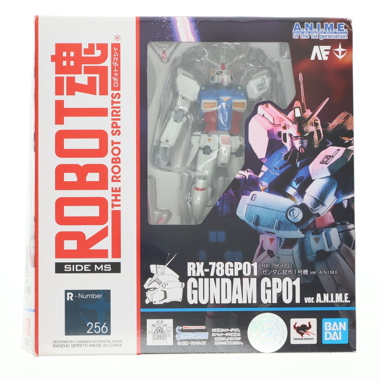 【中古即納】[FIG] ROBOT魂(SIDE MS) RX-78GP01 ガンダム試作1号機 ver. A.N.I.M.E. 機動戦士ガンダム0083 STARDUST MEMORY 完成品 可動フィギュア バンダイスピリッツ(20190720)