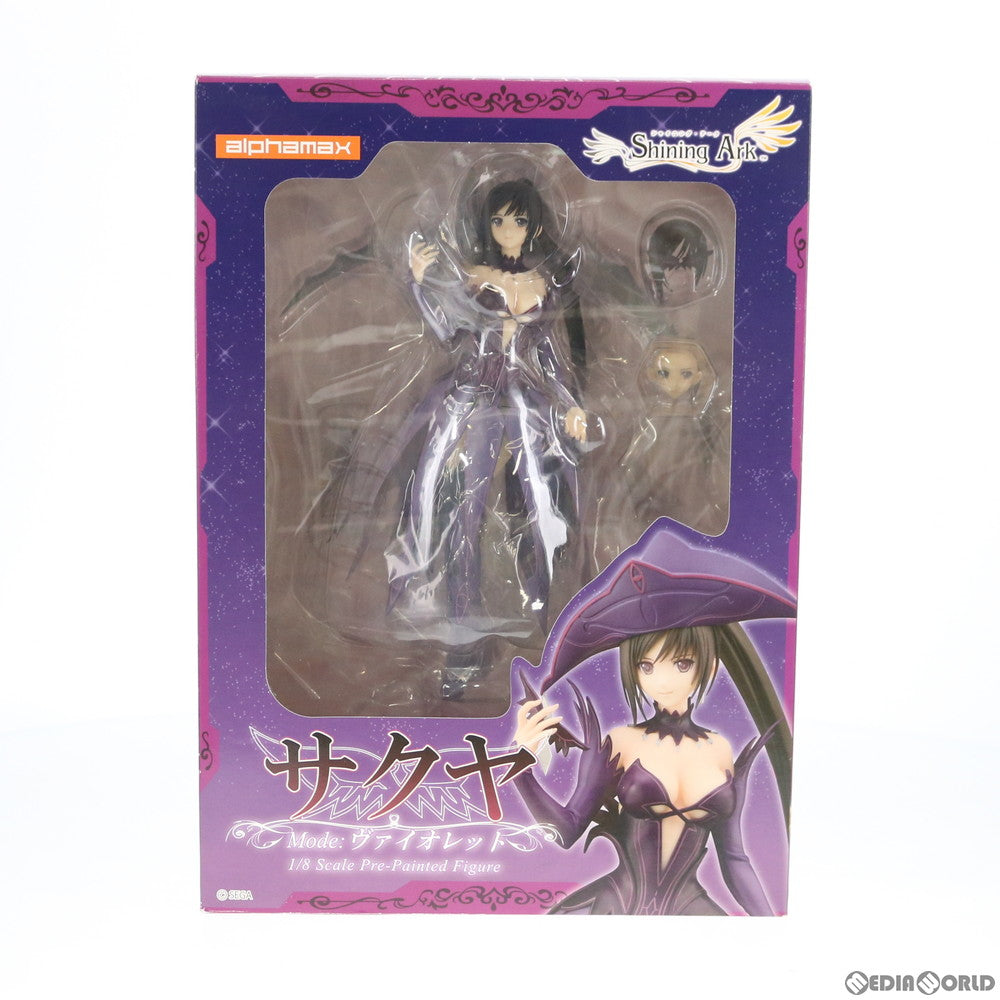 【中古即納】[FIG] サクヤ -Mode:ヴァイオレット- シャイニング・アーク 1/8 完成品 フィギュア(AX-0096) アルファマックス(20140822)