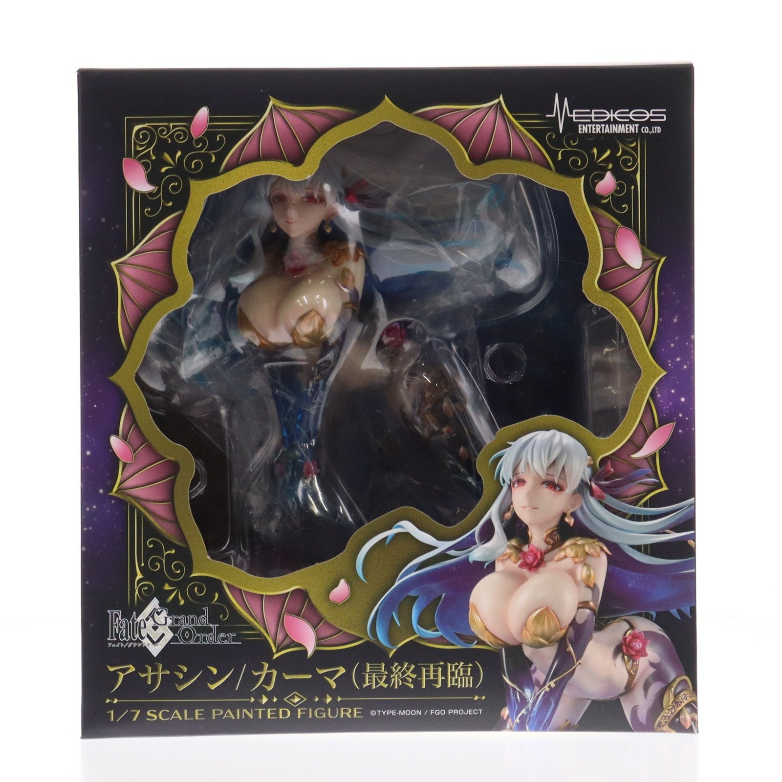【中古即納】[FIG] MEDICOS ONLINE SHOP購入特典付属 アサシン/カーマ(最終再臨) Fate/Grand Order(フェイト/グランドオーダー) 1/7 完成品 フィギュア メディコス・エンタテインメント(20250614)