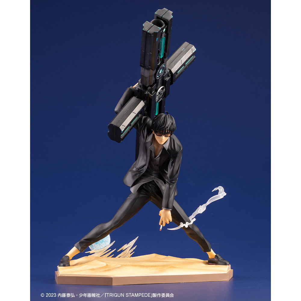 【中古即納】[FIG] ARTFX J ニコラス・D・ウルフウッド TRIGUN STAMPEDE Ver. TRIGUN STAMPEDE(トライガン スタンピード) 1/8 完成品 フィギュア(PV274) コトブキヤ(20251225)