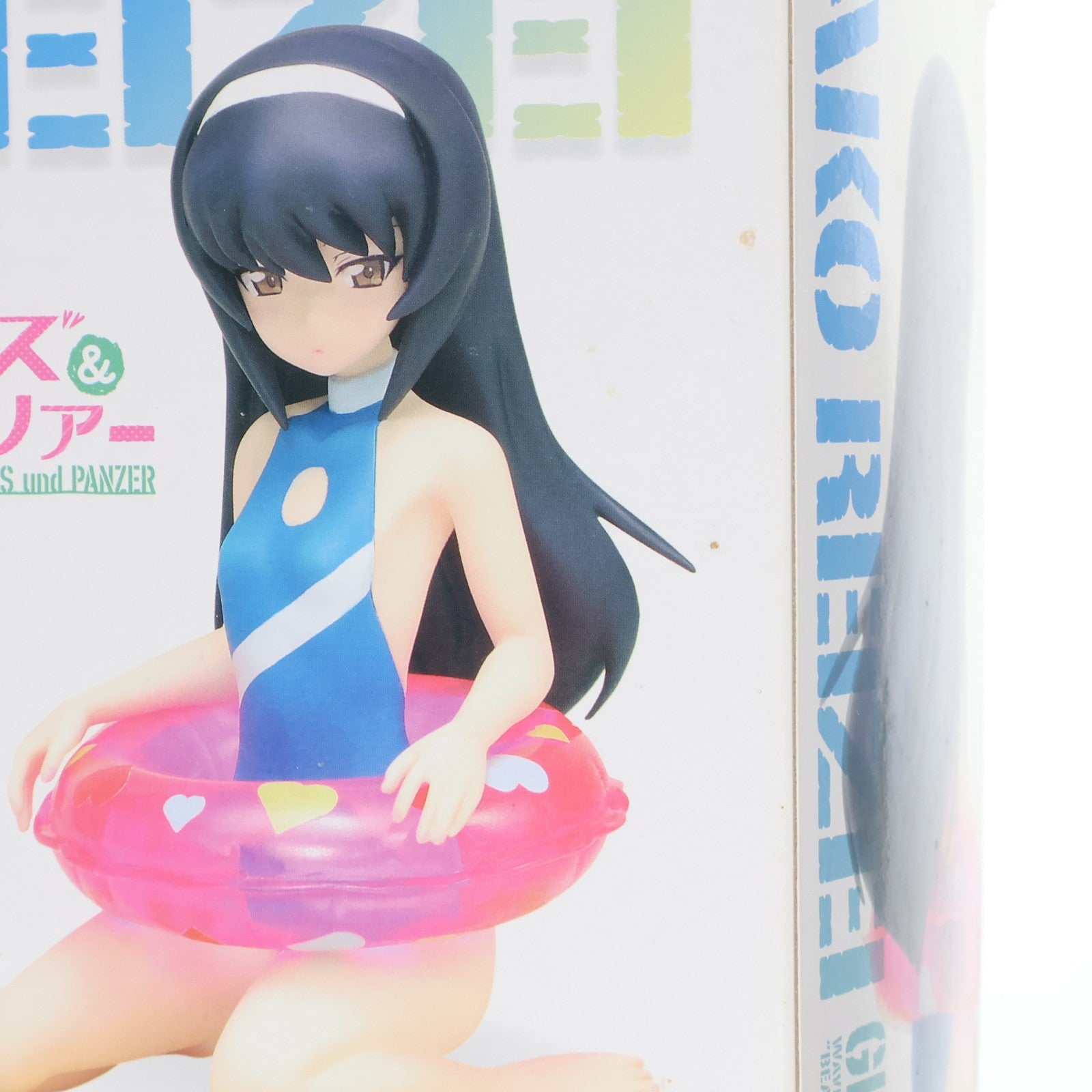 【中古即納】[FIG] BEACH QUEENS(ビーチクイーンズ) 冷泉麻子(れいぜいまこ) ガールズ&パンツァー 1/10 完成品 フィギュア(NF-413) ウェーブ(WAVE)(20140731)