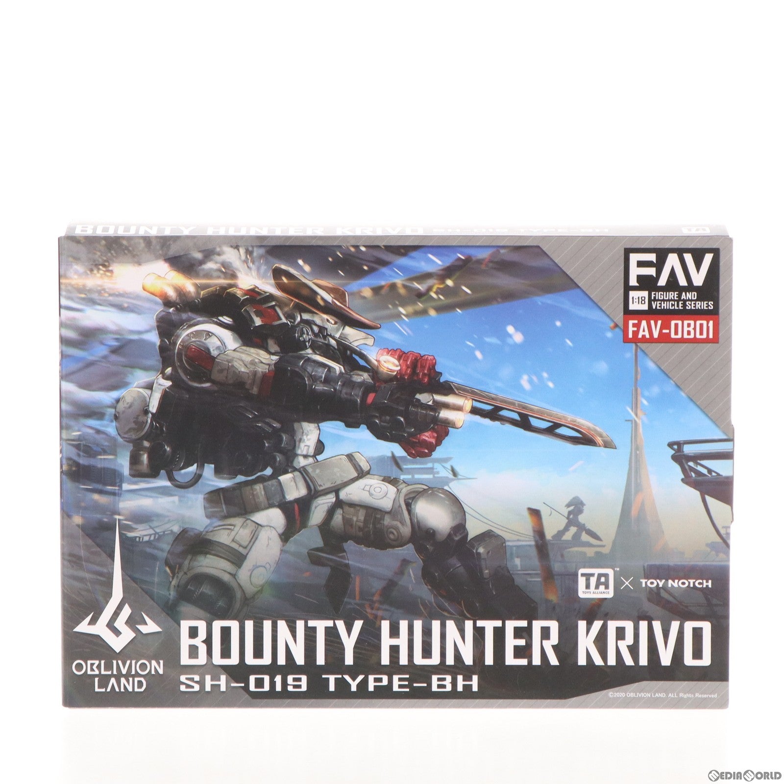 【中古即納】[FIG] FAV-OB01 TYPE-BH BOUNTY HUNTER KRIVO(バウンティハンタークリヴォ) OBLIVION LAND(オブリビオンランド) 1/18 完成品 アクションフィギュア TOYS ALLIANCE(トイアライアンス)/Toy Notch(トイノッチ)(20210131)