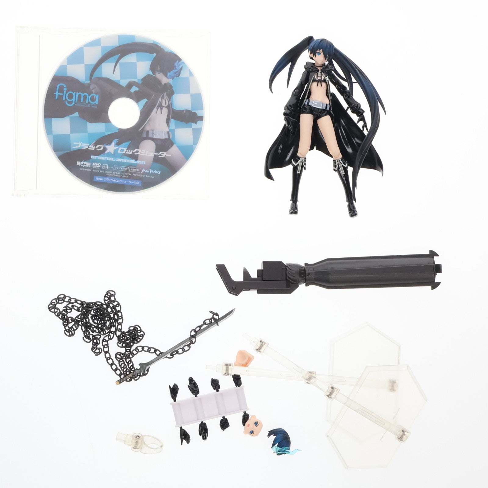 【中古即納】[FIG] figma(フィグマ) SP-012 ブラック★ロックシューター 完成品 可動フィギュア マックスファクトリー(20100826)