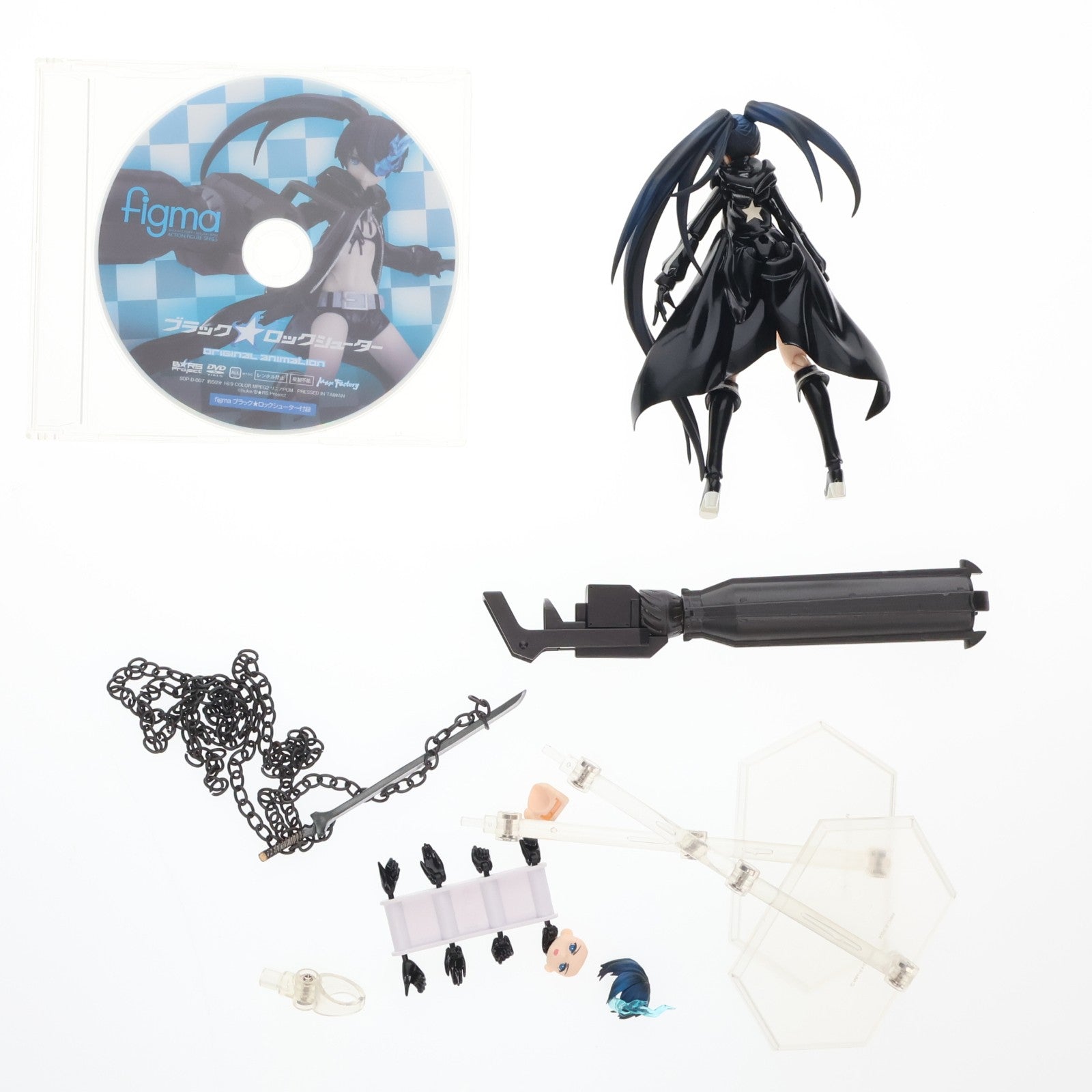 【中古即納】[FIG] figma(フィグマ) SP-012 ブラック★ロックシューター 完成品 可動フィギュア マックスファクトリー(20100826)