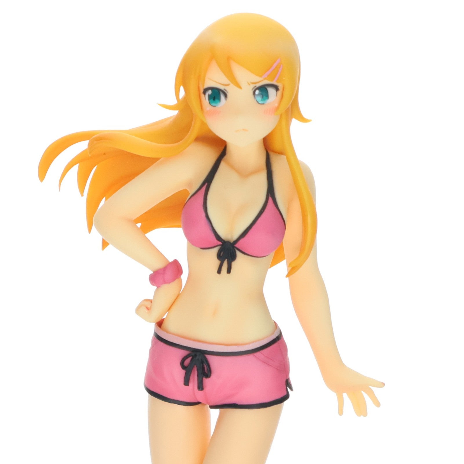 【中古即納】[FIG] BEACH QUEENS(ビーチクイーンズ) 高坂桐乃(こうさかきりの) 俺の妹がこんなに可愛いわけがない 1/10 完成品 フィギュア WAVE(ウェーブ)(20110601)