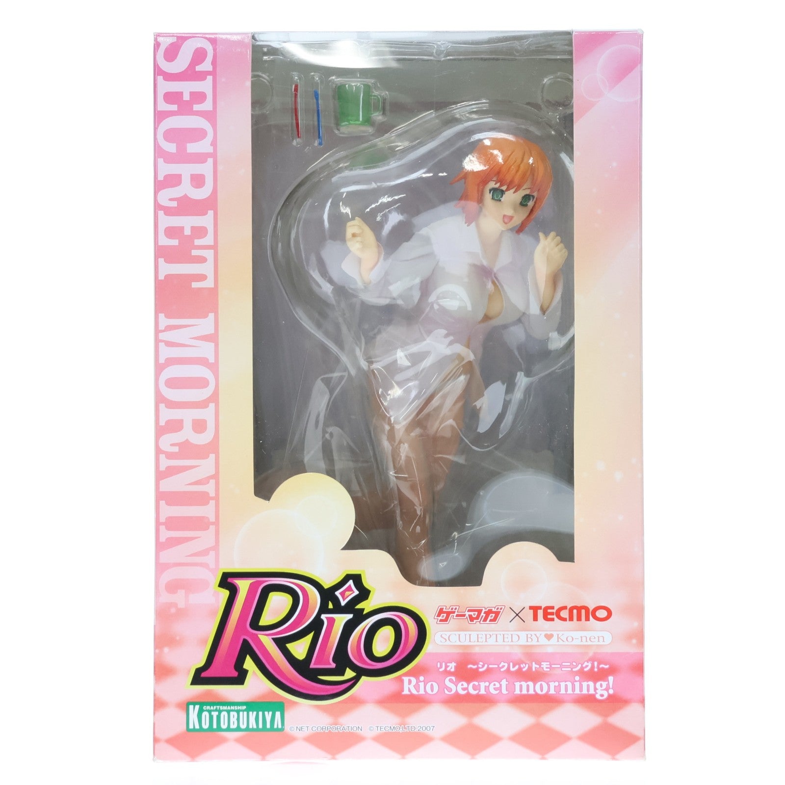 【中古即納】[FIG] Rio Secret Morning!(リオ シークレットモーニング!) リオパラダイス 1/8 完成品 フィギュア ゲーマガ誌上通販&一部オンラインショップ限定 コトブキヤ(20071231)