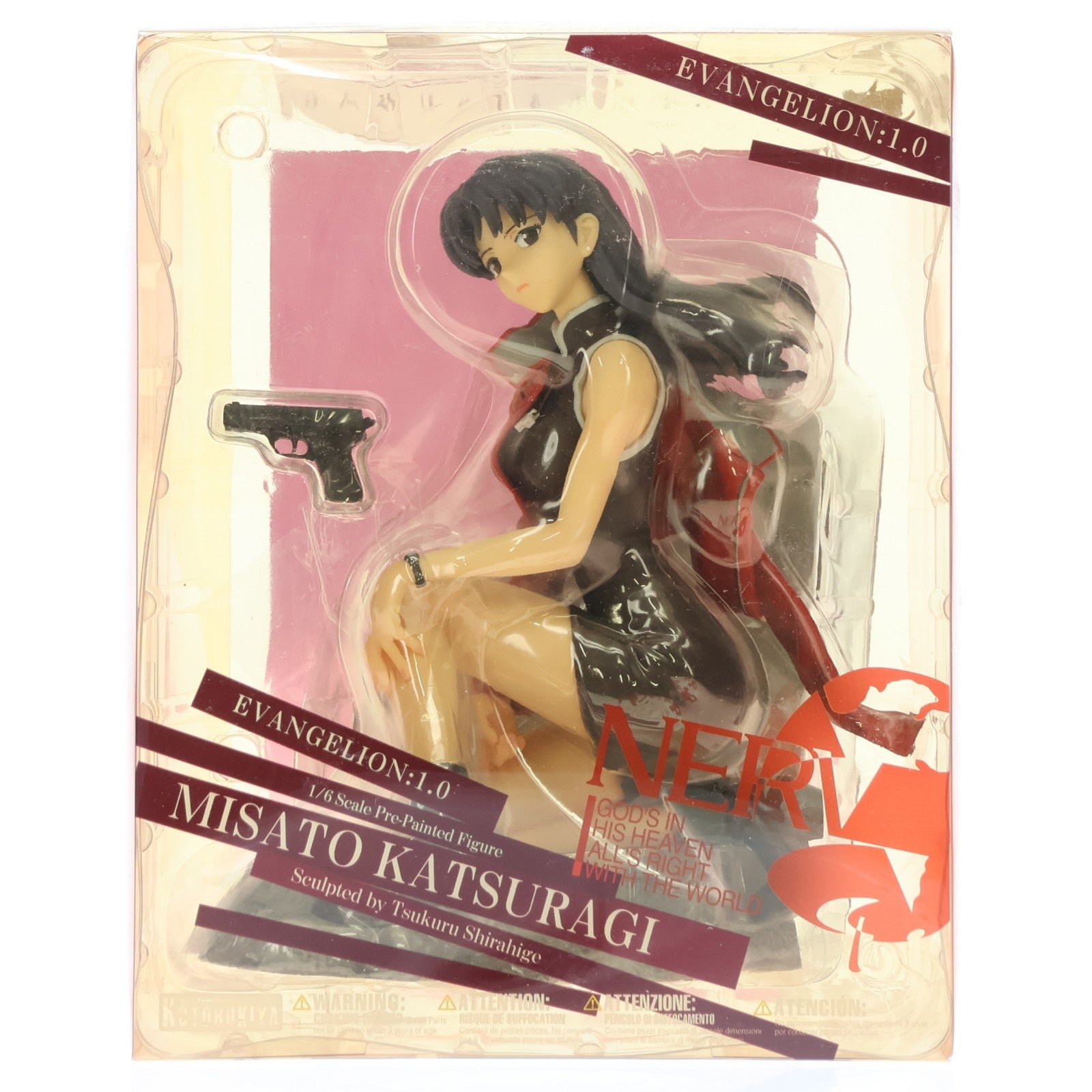 【中古即納】[FIG] 葛城ミサト ヱヴァンゲリヲン新劇場版 1/6 完成品 フィギュア コトブキヤ(20110428)