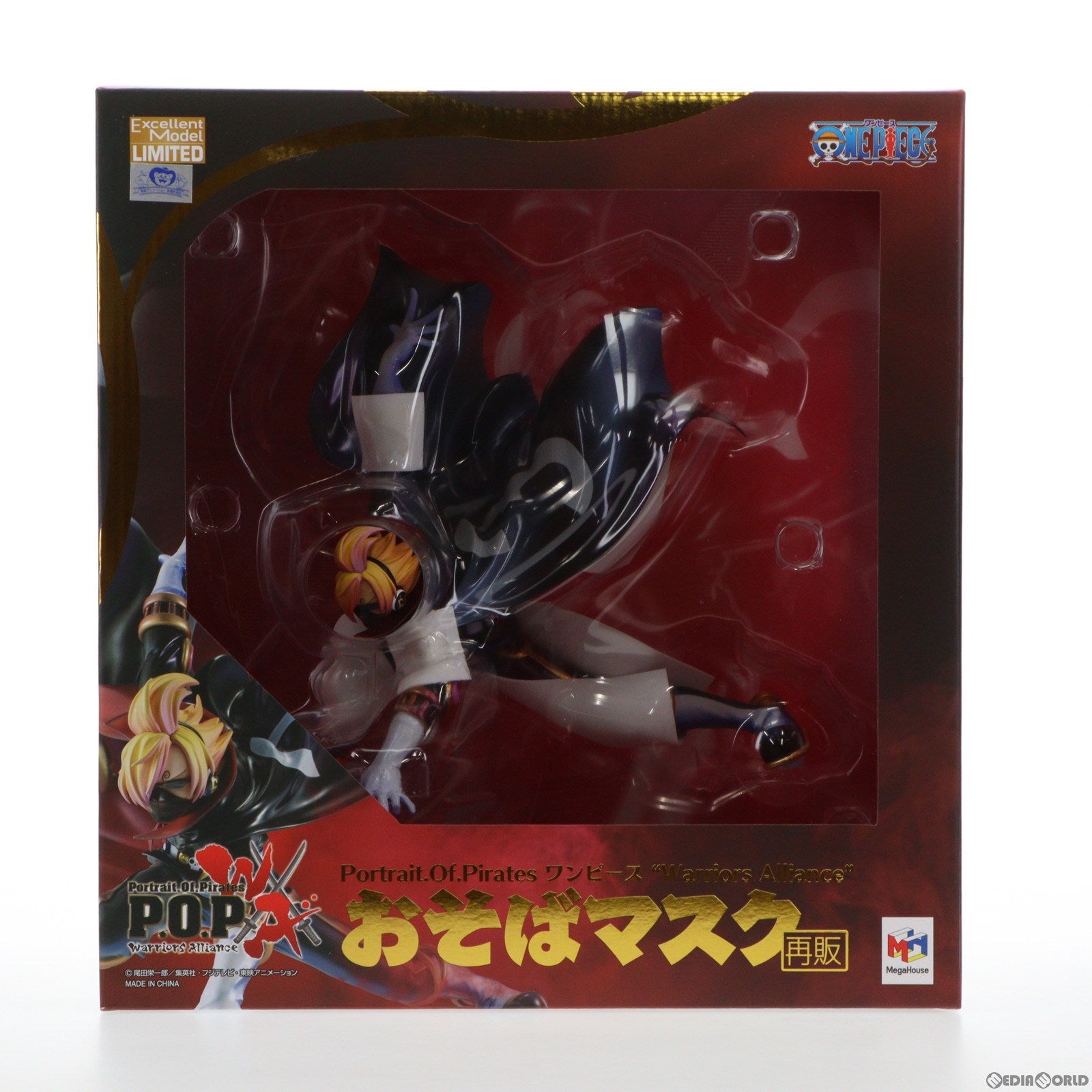 【中古即納】[FIG] (再販) Portrait.Of.Pirates P.O.P Warriors Alliance おそばマスク ONE PIECE(ワンピース) 完成品 フィギュア メガハウス(20220131)