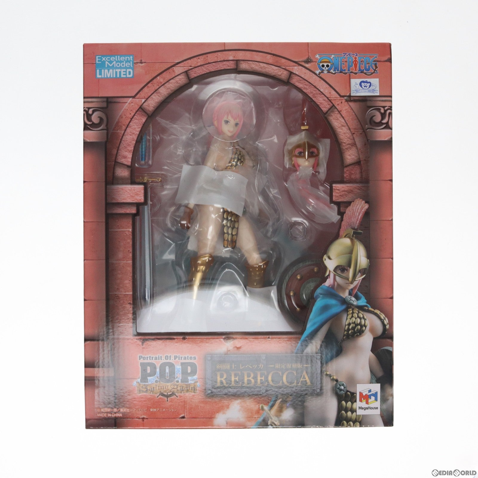 【中古即納】[FIG] Portrait.Of.Pirates P.O.P Sailing Again 剣闘士 レベッカ 限定復刻版 ONE PIECE(ワンピース) 完成品 フィギュア プレミアムバンダイ&一部店舗&オンラインショップ限定 メガハウス(20230829)