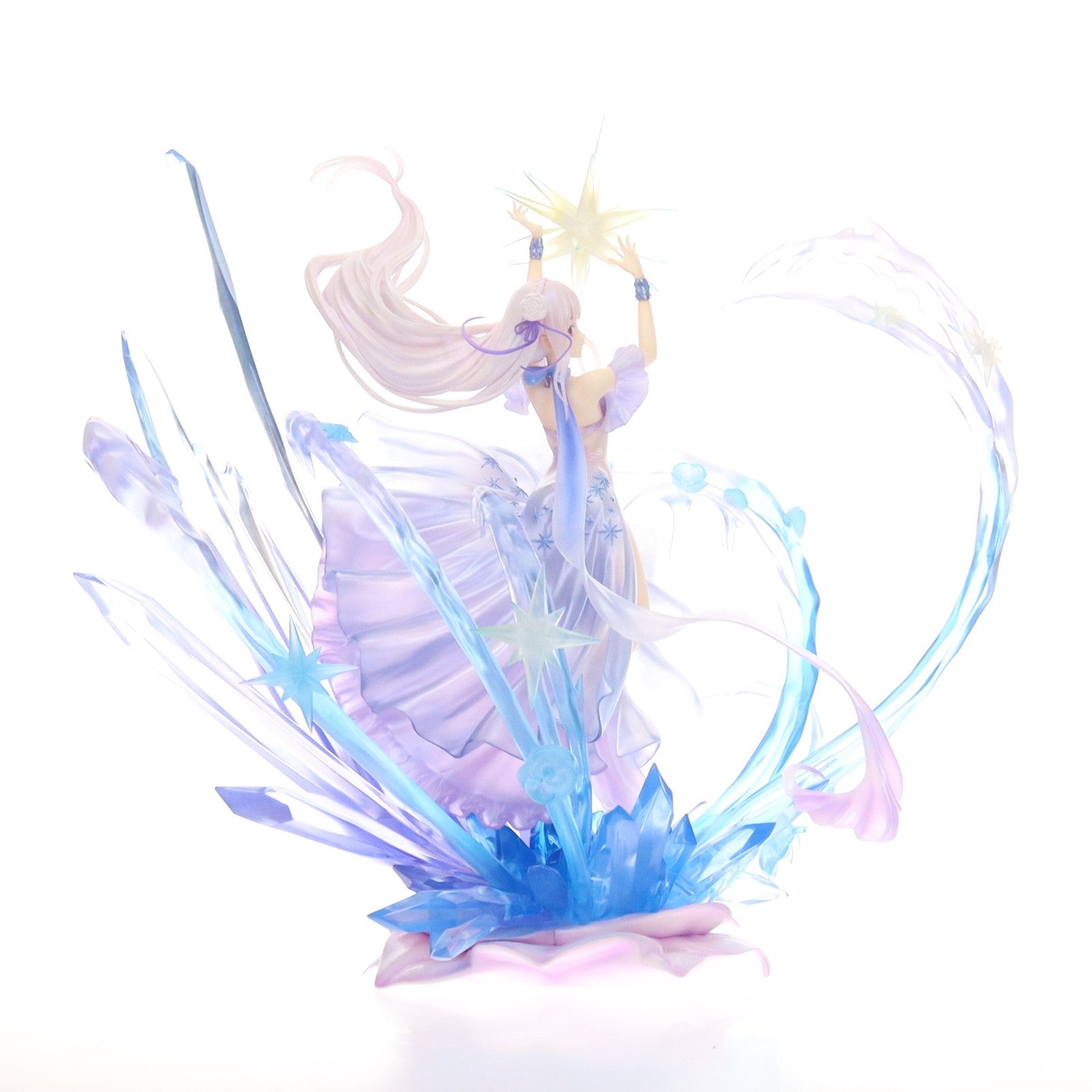 【中古即納】[FIG] エミリア -Crystal Dress Ver- SHIBUYA SCRAMBLE FIGURE Re:ゼロから始める異世界生活 1/7 完成品 フィギュア アベマショッピング&eStream Store限定 eStream/アルファサテライト(20200930)