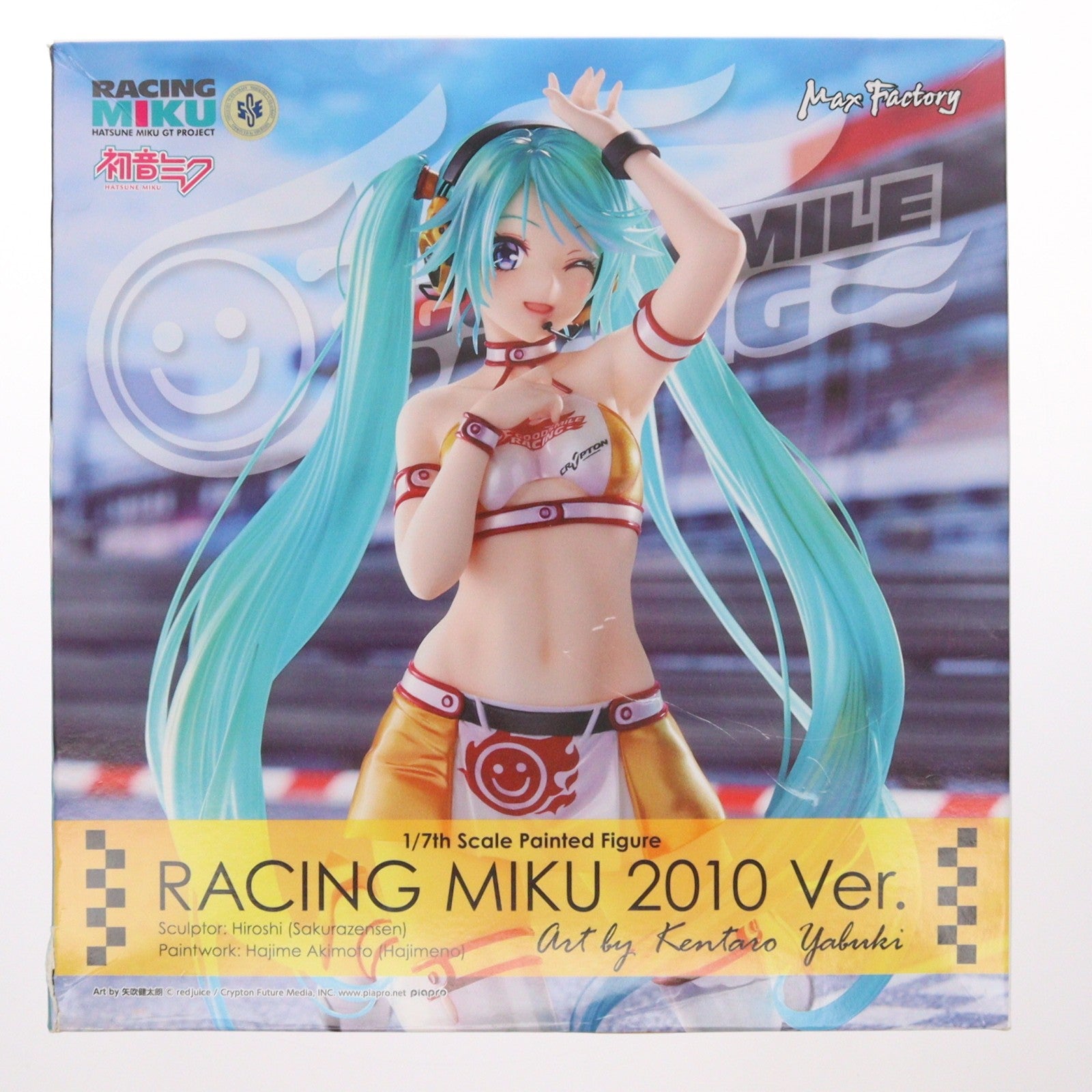 【中古即納】[FIG] レーシングミク 2010Ver. Art by 矢吹健太朗 初音ミク GTプロジェクト 1/7 完成品 フィギュア GOODSMILE ONLINE SHOP&Amazon.co.jp&あみあみ限定 マックスファクトリー/グッドスマイルカンパニー(20230831)