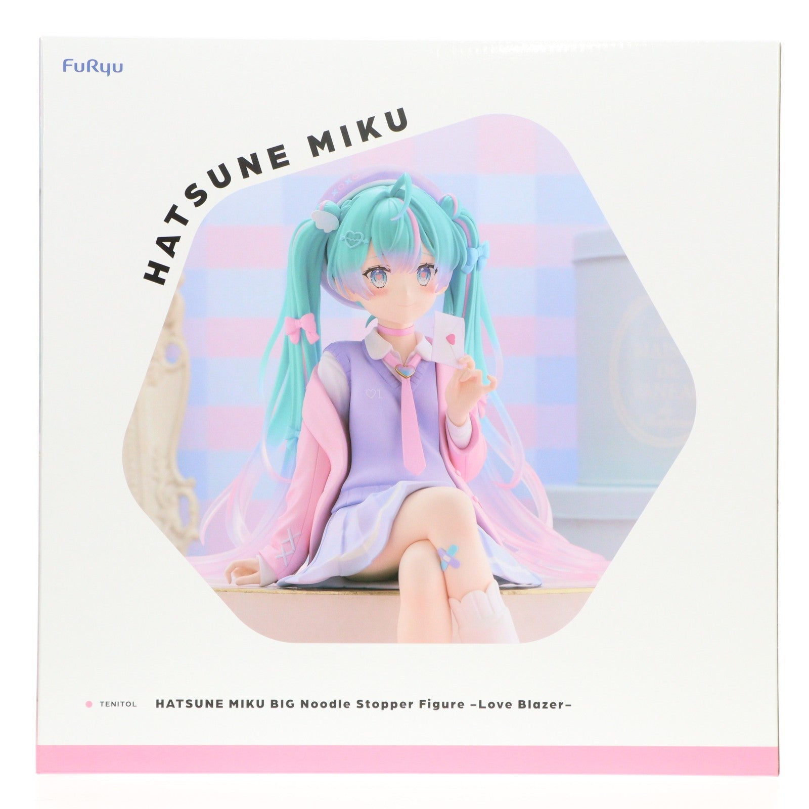 【中古即納】[FIG] TENITOL BIGぬーどるストッパーフィギュア 初音ミク 恋するブレザーver. キャラクター・ボーカル・シリーズ01 初音ミク 完成品 フィギュア(AMU-TNL0103) フリュー(20250620)