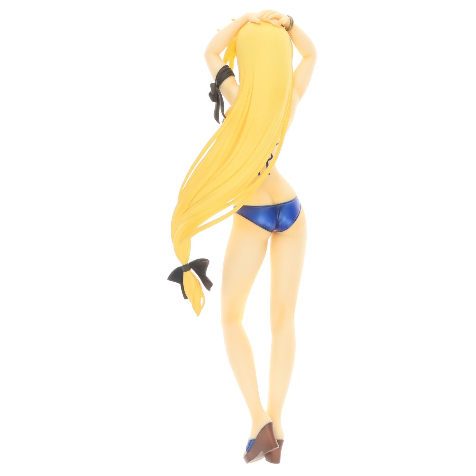 【中古即納】[FIG] フェイト・T・ハラオウン 水着Ver. 魔法少女リリカルなのはStrikerS(ストライカーズ) 1/4 完成品 フィギュア グッドスマイルカンパニー(20111210)