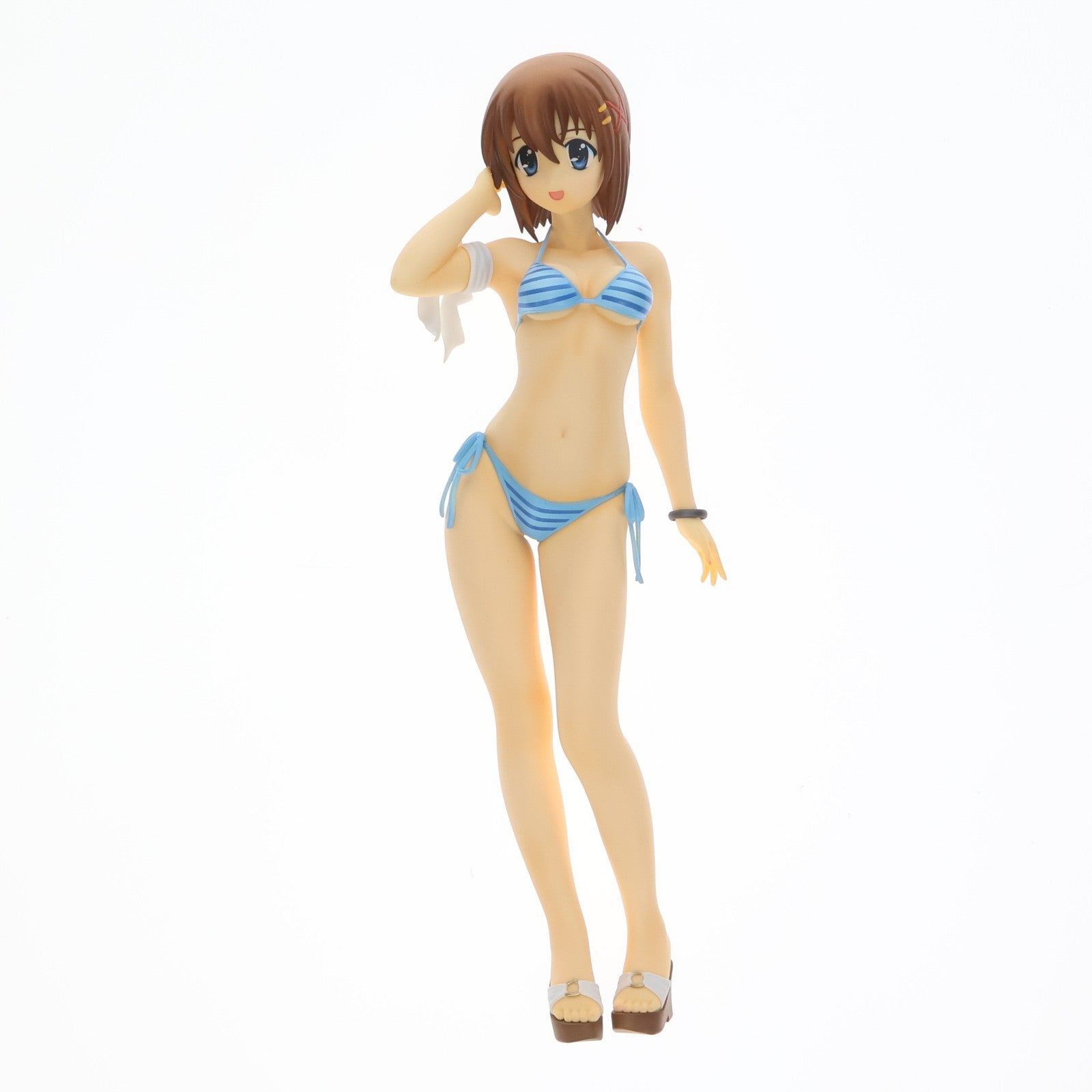 【中古即納】[FIG] 八神はやて(やがみはやて) 水着Ver. 魔法少女リリカルなのはStrikerS(ストライカーズ) 1/4 完成品 フィギュア ギフト(Gift)(20111112)
