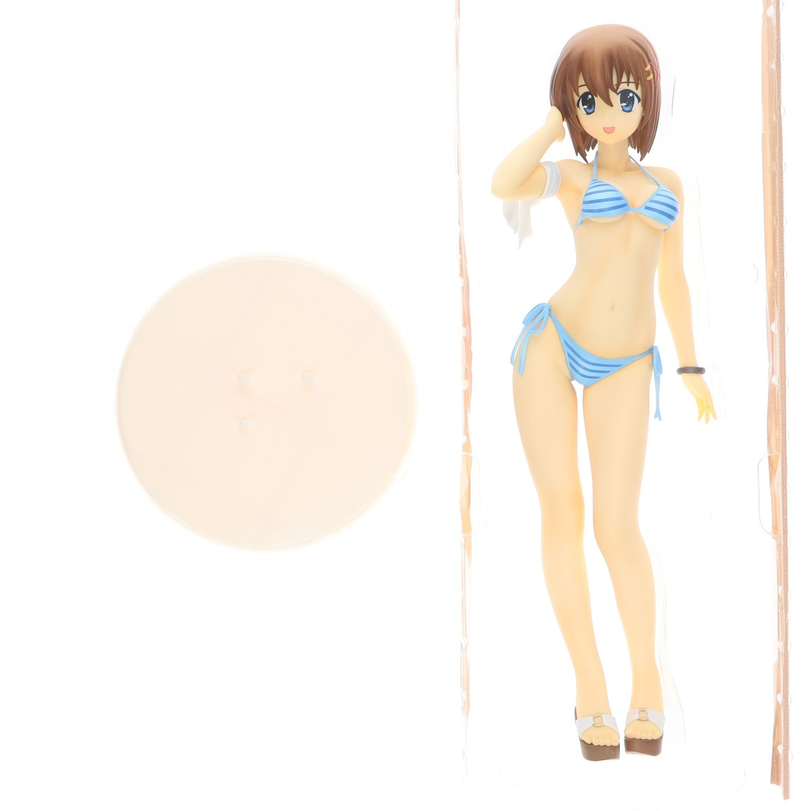【中古即納】[FIG] 八神はやて(やがみはやて) 水着Ver. 魔法少女リリカルなのはStrikerS(ストライカーズ) 1/4 完成品 フィギュア ギフト(Gift)(20111112)