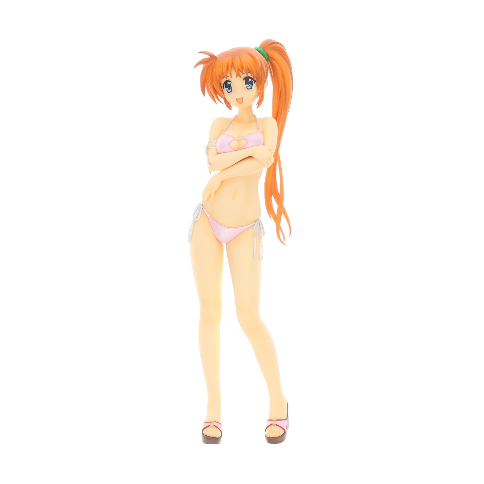 【中古即納】[FIG] 高町なのは(たかまちなのは) 水着Ver. 魔法少女リリカルなのはStrikerS(ストライカーズ) 1/4 完成品 フィギュア グッドスマイルカンパニー(20111210)