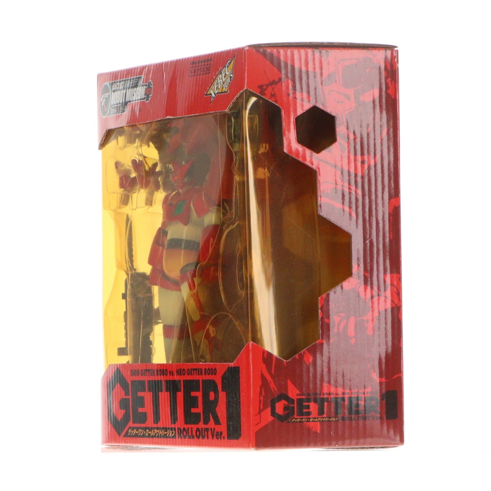 【中古即納】[FIG] 山口式可動モデル ROBOT MUSEUM PLUS Rm+006-A ゲッターワン ロールアウトバージョン 真ゲッターロボVSネオゲッターロボ 完成品 可動フィギュア 海洋堂(20021125)
