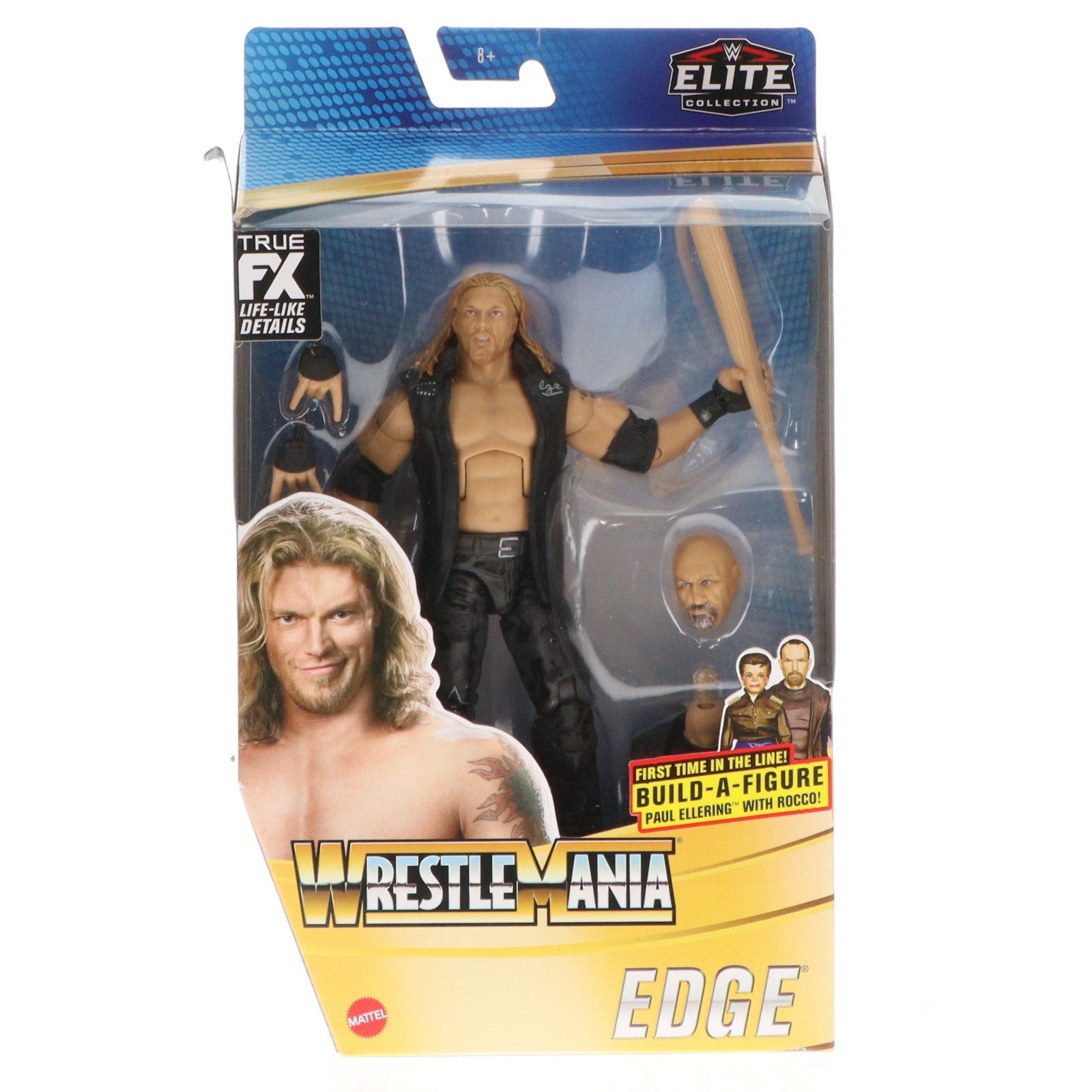 【中古即納】[FIG] エッジ WWE(ワールド・レスリング・エンターテイメント) エリートコレクション WRESTLE MANIA(レッスルマニア) 完成品 アクションフィギュア マテル(19991231)