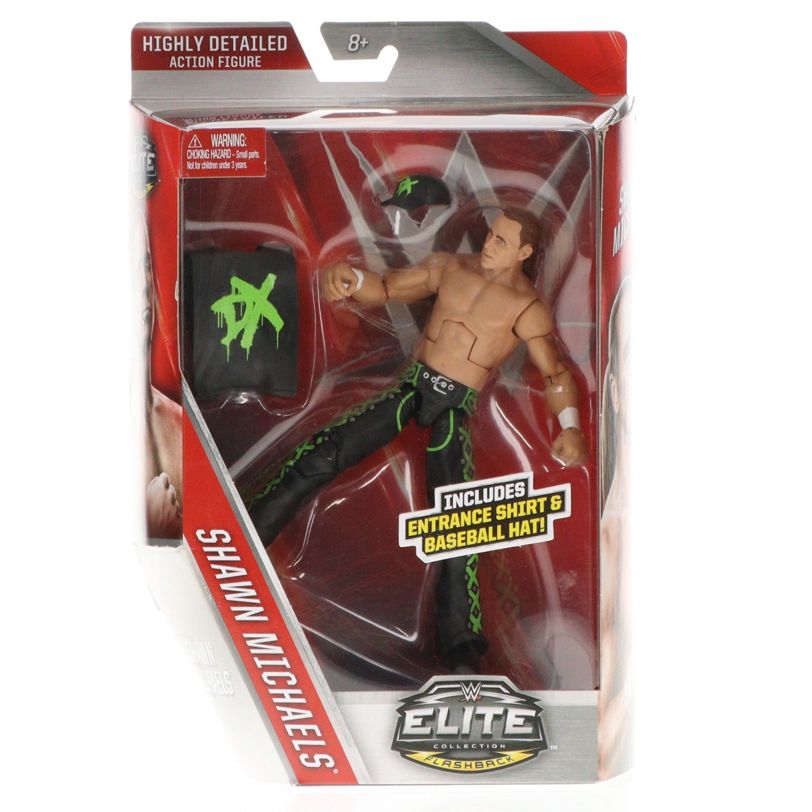 【中古即納】[FIG] ショーン・マイケルズ エントランスシャツ&ベースボールハット WWE(ワールド・レスリング・エンターテイメント) エリートコレクション フラッシュバック 完成品 アクションフィギュア マテル(20151231)