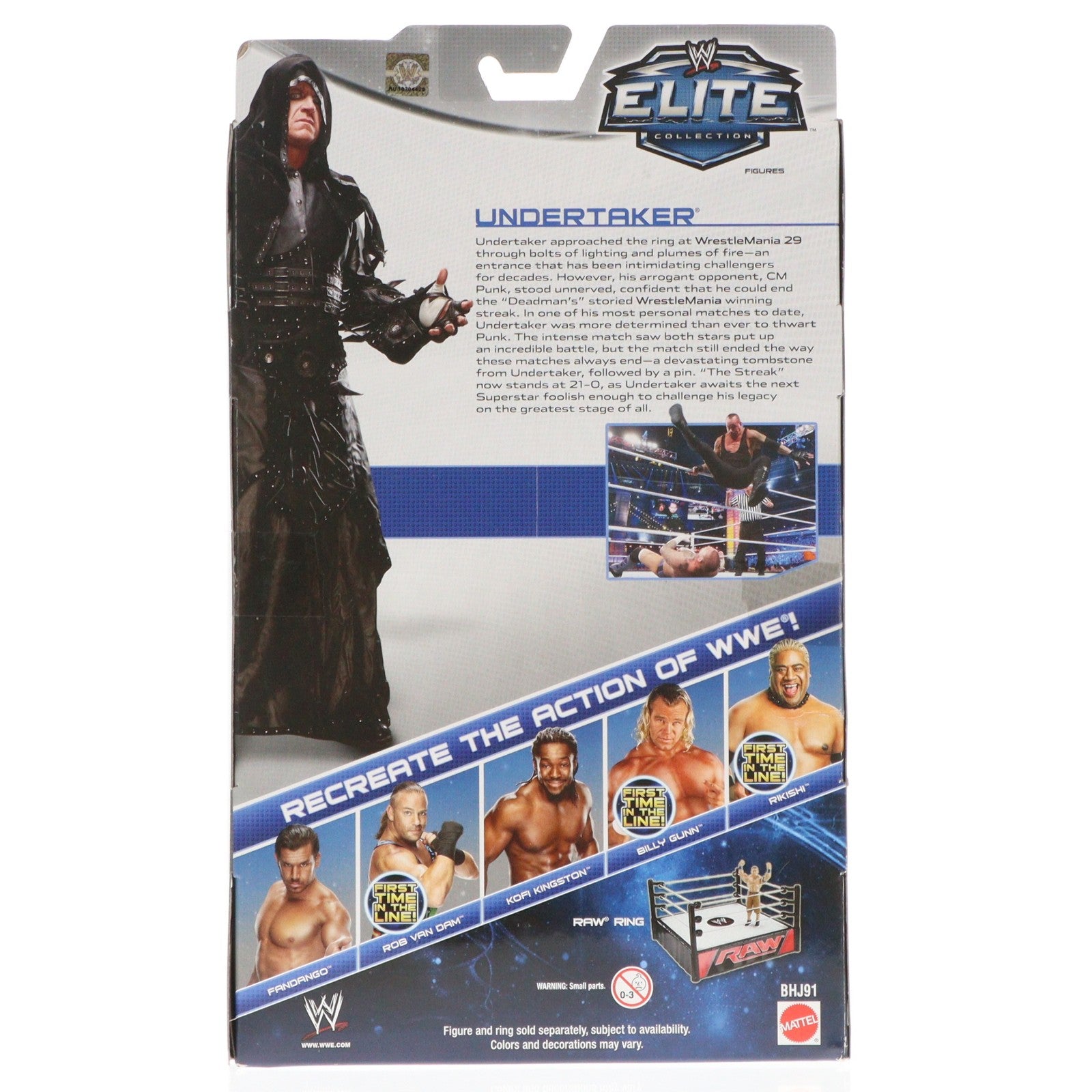 【中古即納】[FIG] アンダーテイカー エントランスローブ WWE(ワールド・レスリング・エンターテイメント) エリートコレクション シリーズ 27 完成品 アクションフィギュア マテル(20131231)