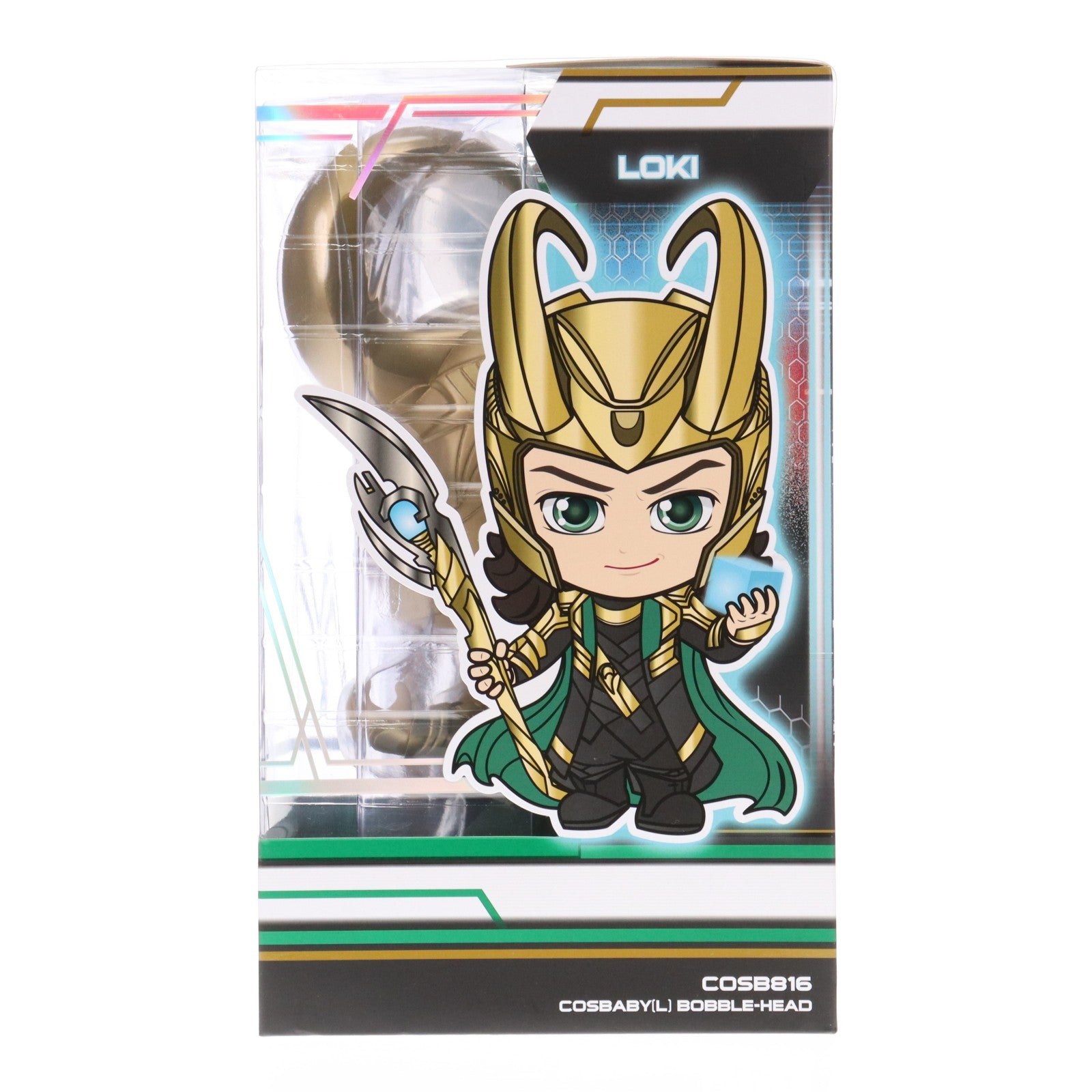 【中古即納】[FIG] コスベイビー サイズL ロキ アベンジャーズ/エンドゲーム 完成品 フィギュア(COSB816) マーベル・オールスターズ限定 ホットトイズ(20201130)