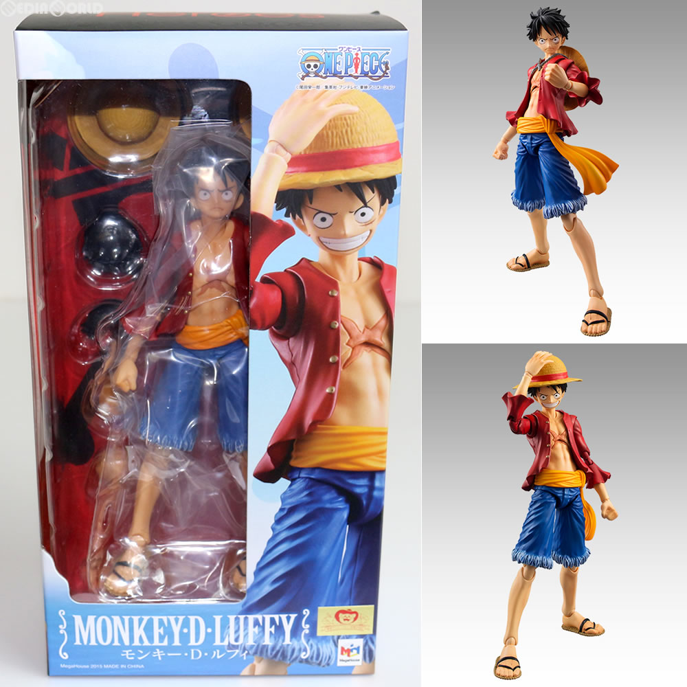 【中古即納】[FIG] (再々販) ヴァリアブルアクションヒーローズ モンキー・D・ルフィ ONE PIECE(ワンピース) 完成品 可動フィギュア メガハウス(20170131)