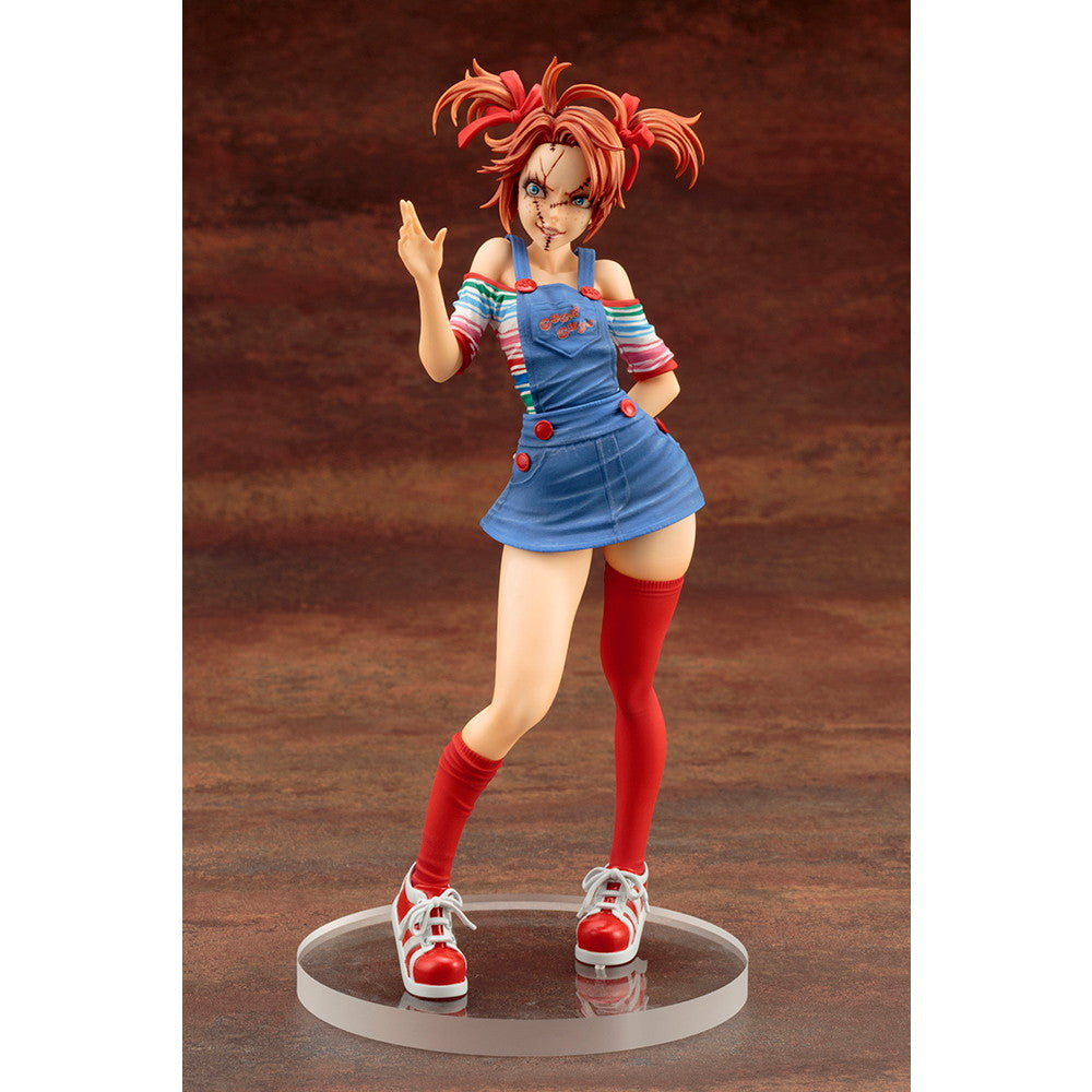 【中古即納】[FIG] (再販) BISHOUJOシリーズ HORROR美少女 チャッキー チャイルド・プレイ/チャッキーの花嫁 1/7 完成品 フィギュア(SV377) コトブキヤ(20251130)