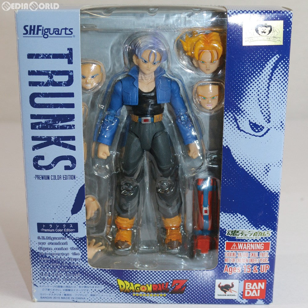 【中古即納】[FIG] 魂ウェブ商店限定 S.H.Figuarts(フィギュアーツ) トランクス -Premium Color Edition- ドラゴンボールZ 完成品 可動フィギュア バンダイ(20160131)