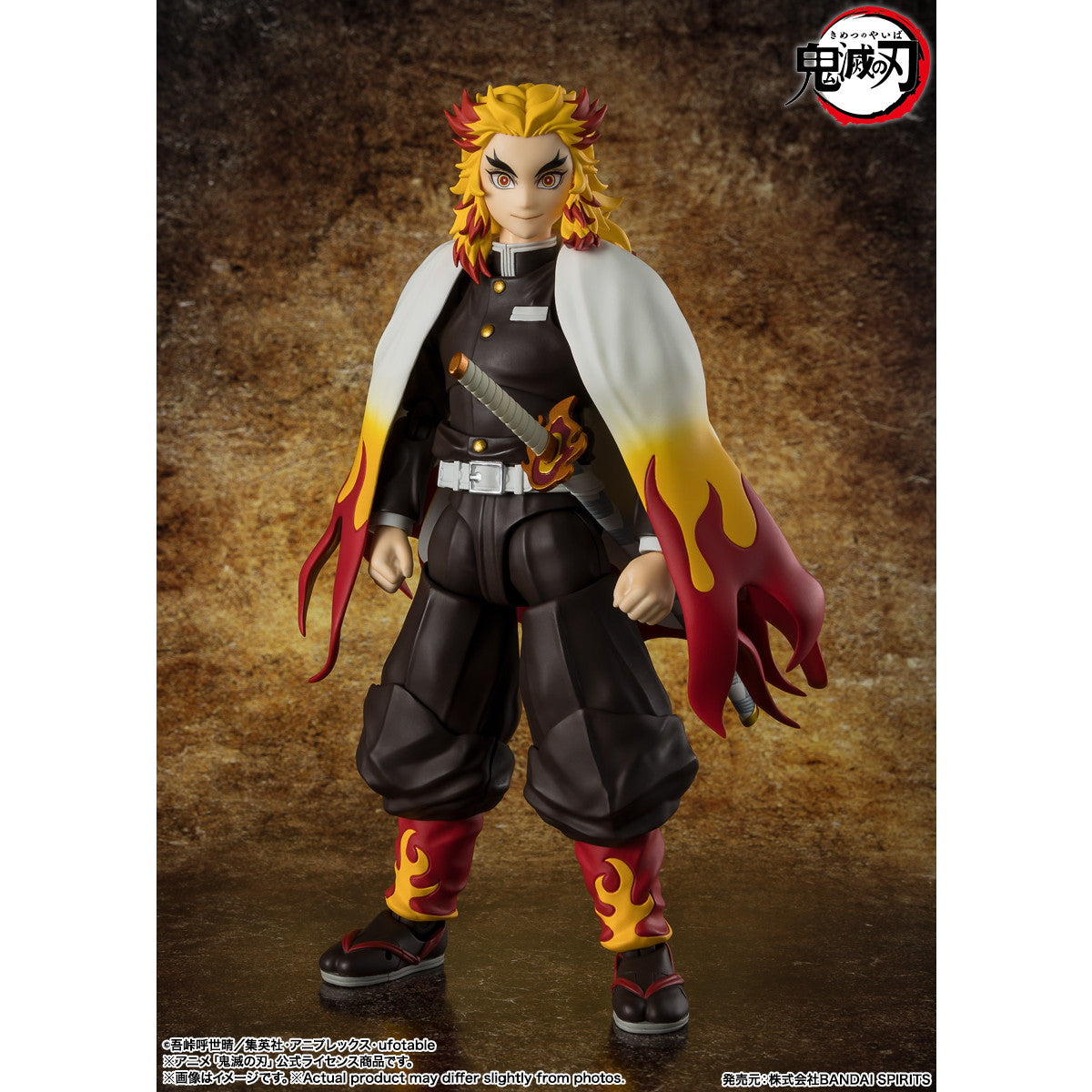 【中古即納】[FIG] S.H.Figuarts(フィギュアーツ) 煉獄杏寿郎(れんごくきょうじゅろう) 鬼滅の刃 完成品 可動フィギュア バンダイスピリッツ(20250628)
