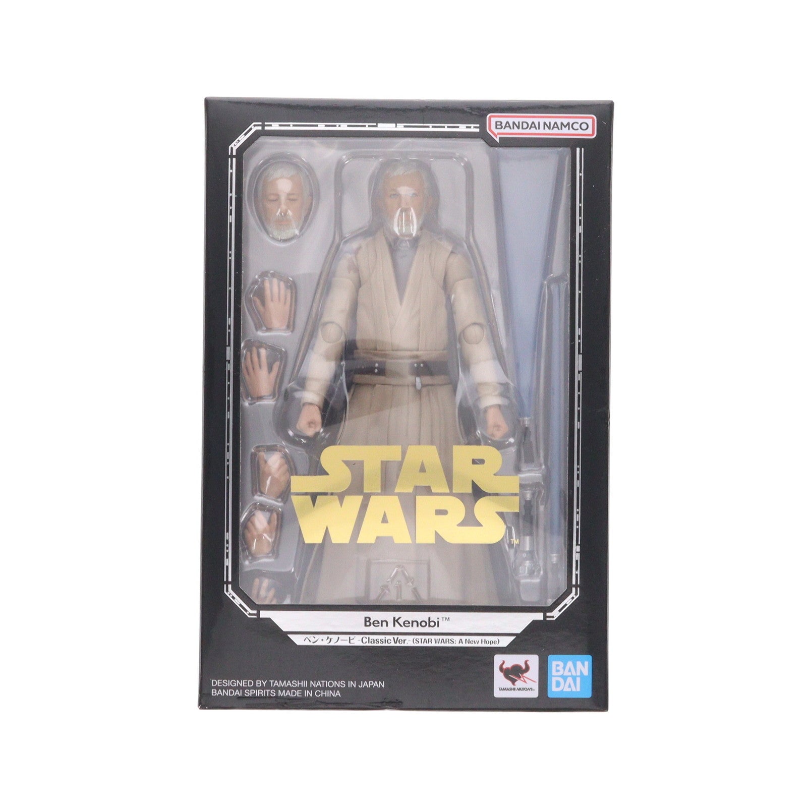 【中古即納】[FIG] S.H.Figuarts(フィギュアーツ) ベン・ケノービ-Classic Ver.-(STAR WARS: A New Hope) STAR WARS(スター・ウォーズ) エピソード4/新たなる希望 完成品 可動フィギュア バンダイスピリッツ(20250927)
