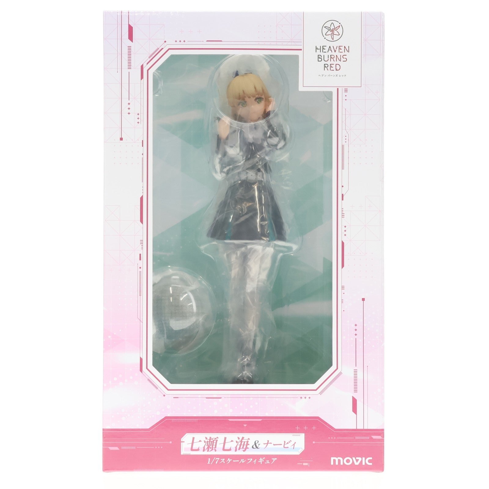【中古即納】[FIG] 七瀬七海&ナービィ(ななせななみ&ナービィ) ヘブンバーンズレッド 1/7 完成品 フィギュア ムービック(20251225)